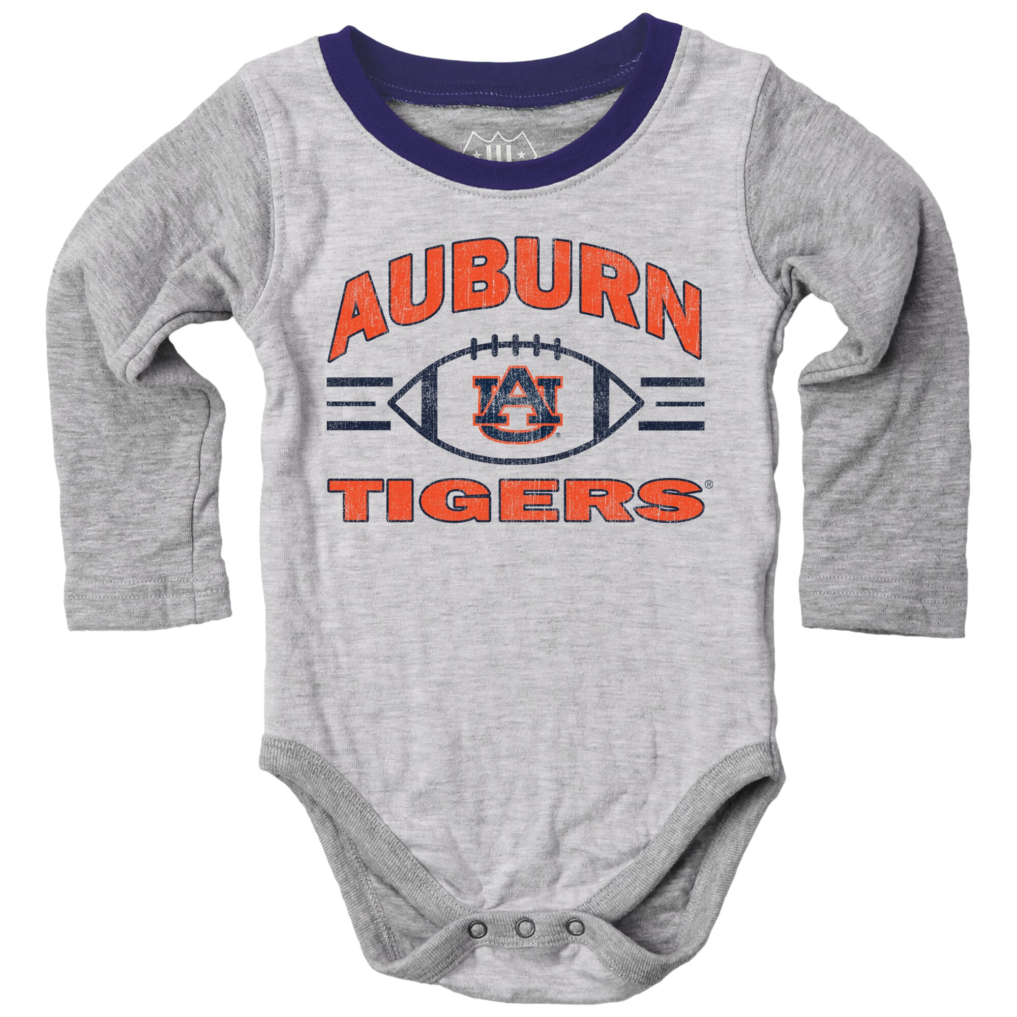 Ensemble sauteur pour bébé Wes & Willy Heather Gray Auburn Tigers Jie