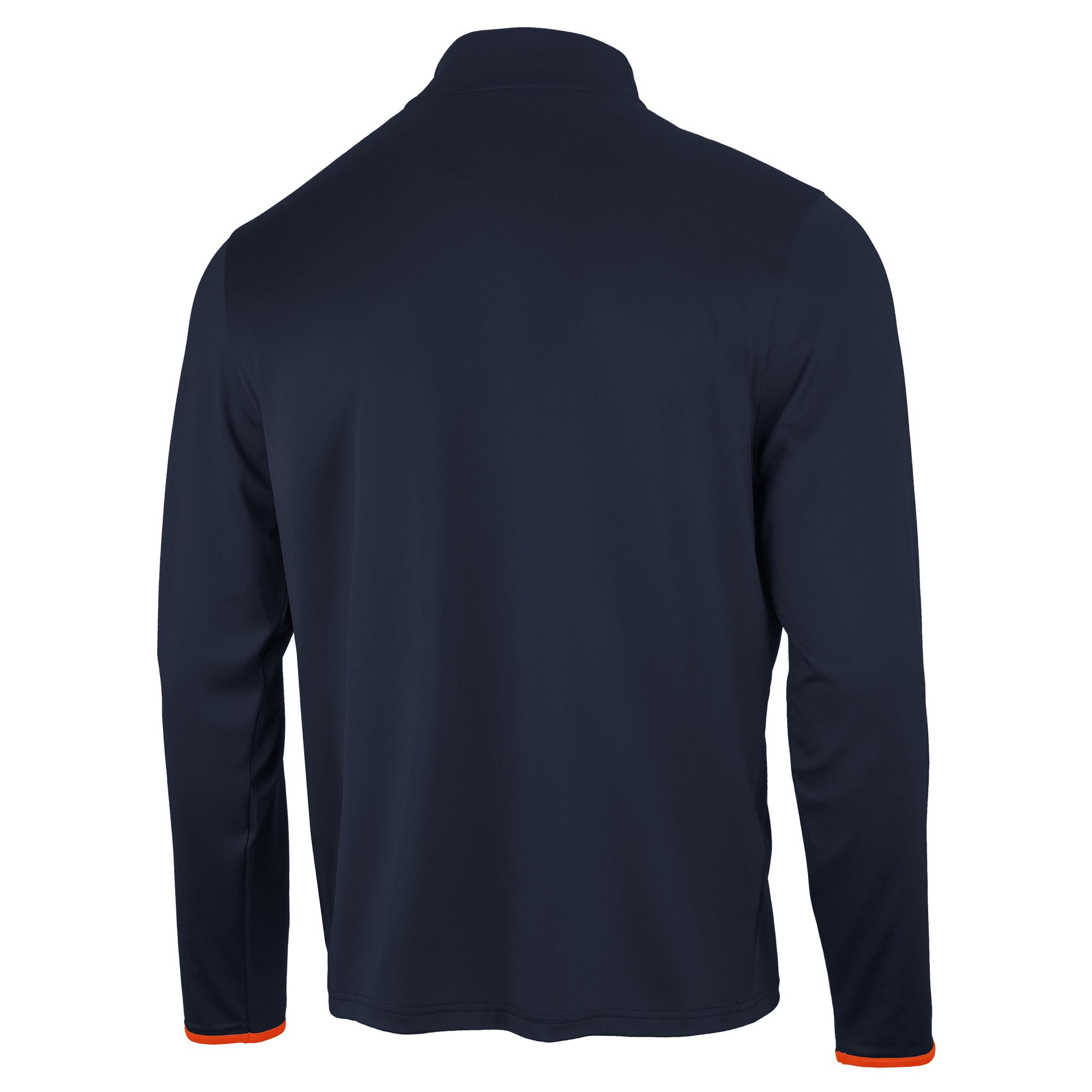 Pull à col zippé Antigua Navy Auburn Tigers Brink Color Pop pour homme