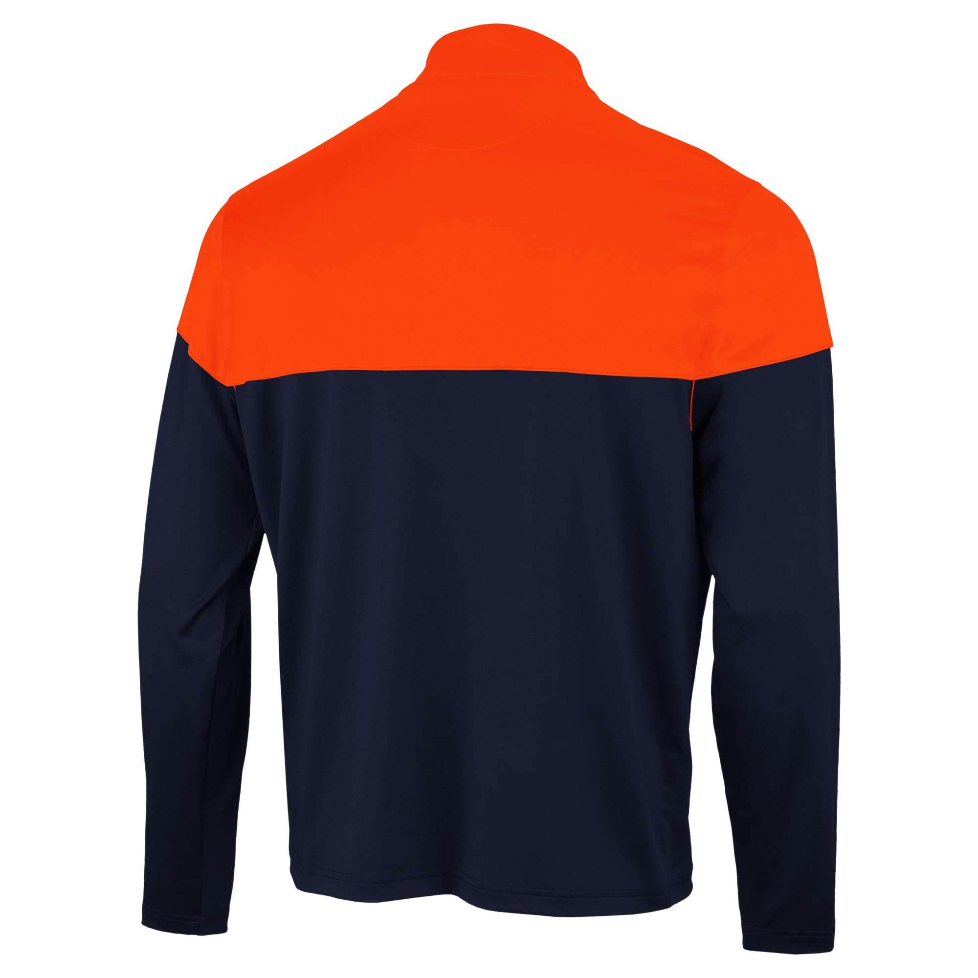 Pull à quart de zip color block Antigua Navy Auburn Tigers Hinder pour hommes