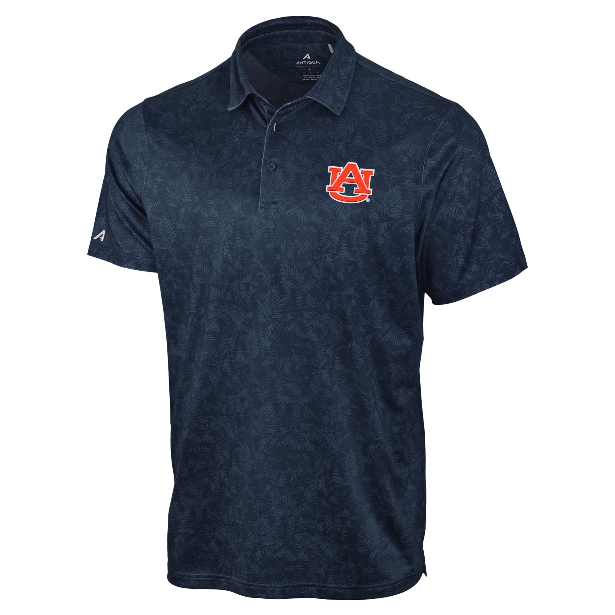Polo Lush bleu marine Auburn Tigers d'Antigua pour homme
