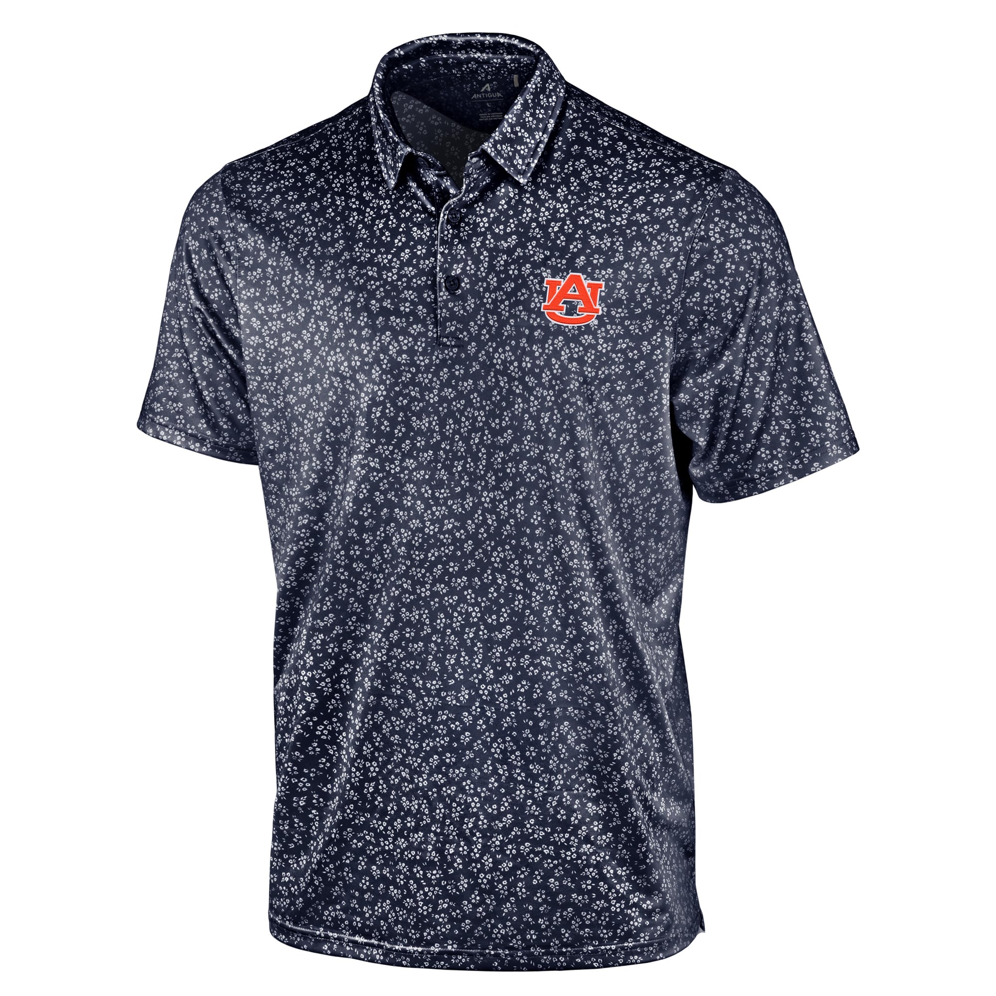 Polo Antigua Navy Auburn Tigers Mono Floral pour homme
