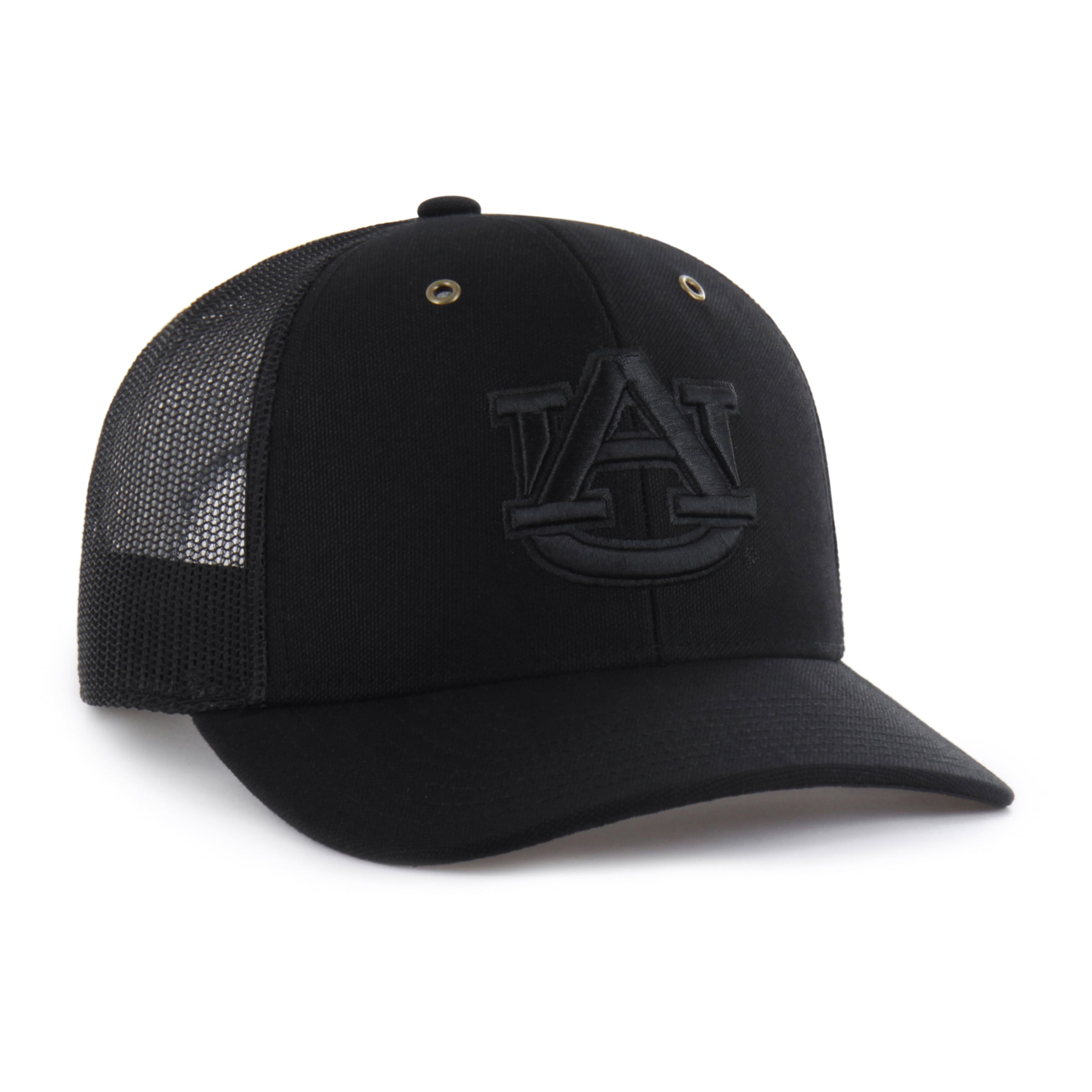 Men's Carhartt x '47 Black Auburn Tigers Trucker Adjustable Hat