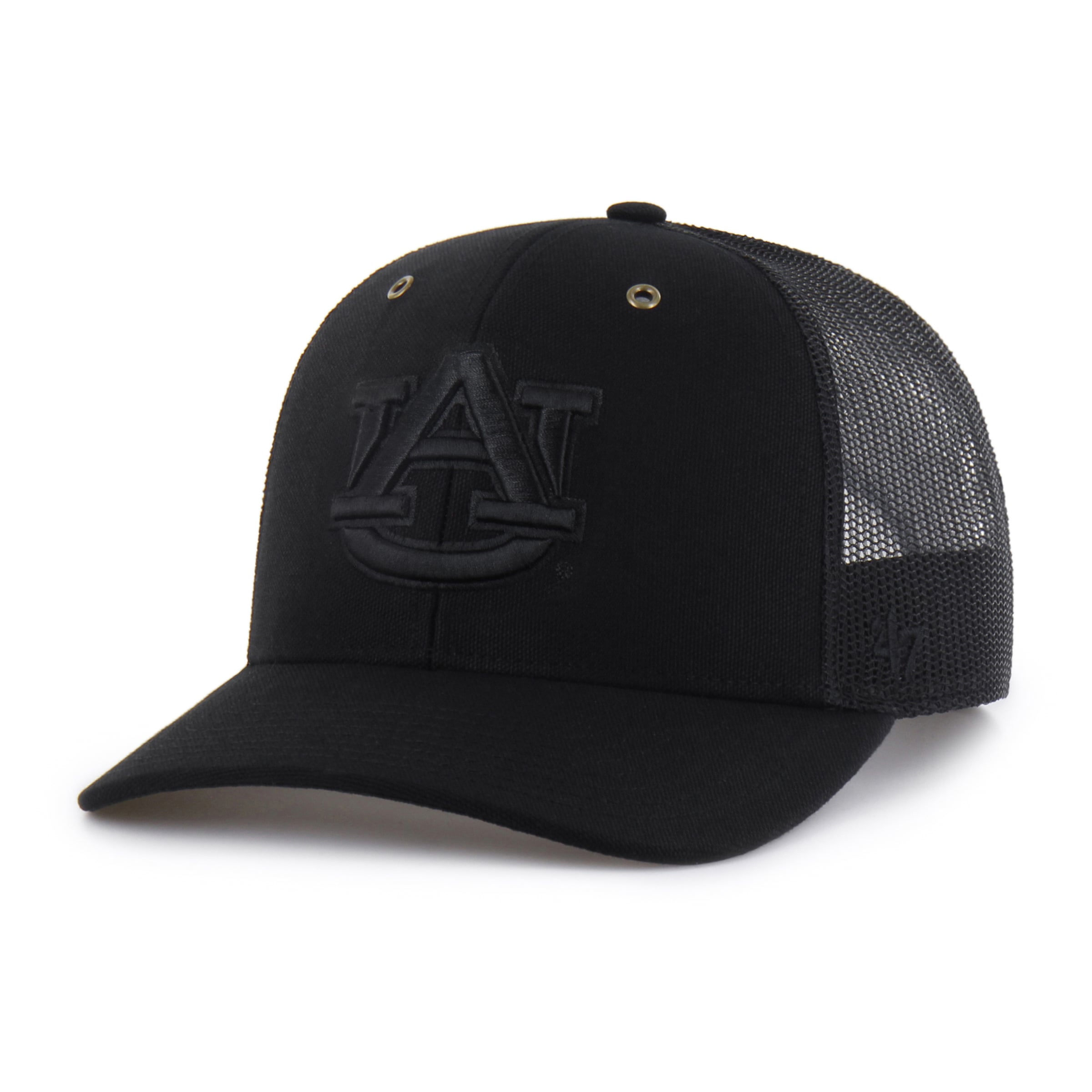 Men's Carhartt x '47 Black Auburn Tigers Trucker Adjustable Hat