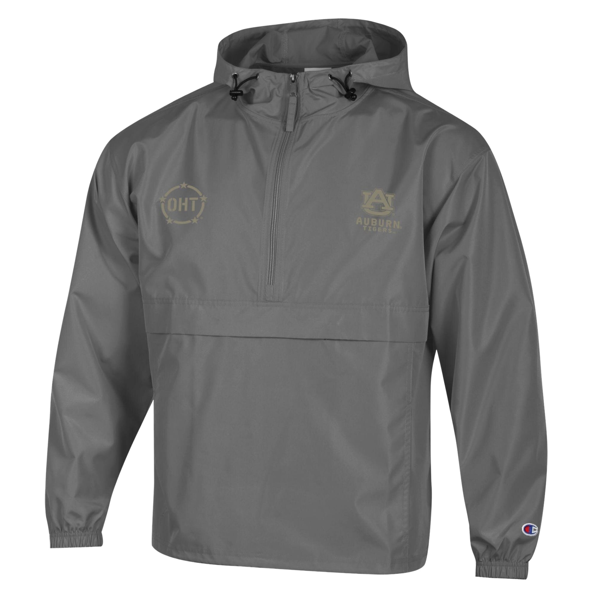 Men's Champion  Graphite Auburn Tigers OHT Flag Packable Jacket