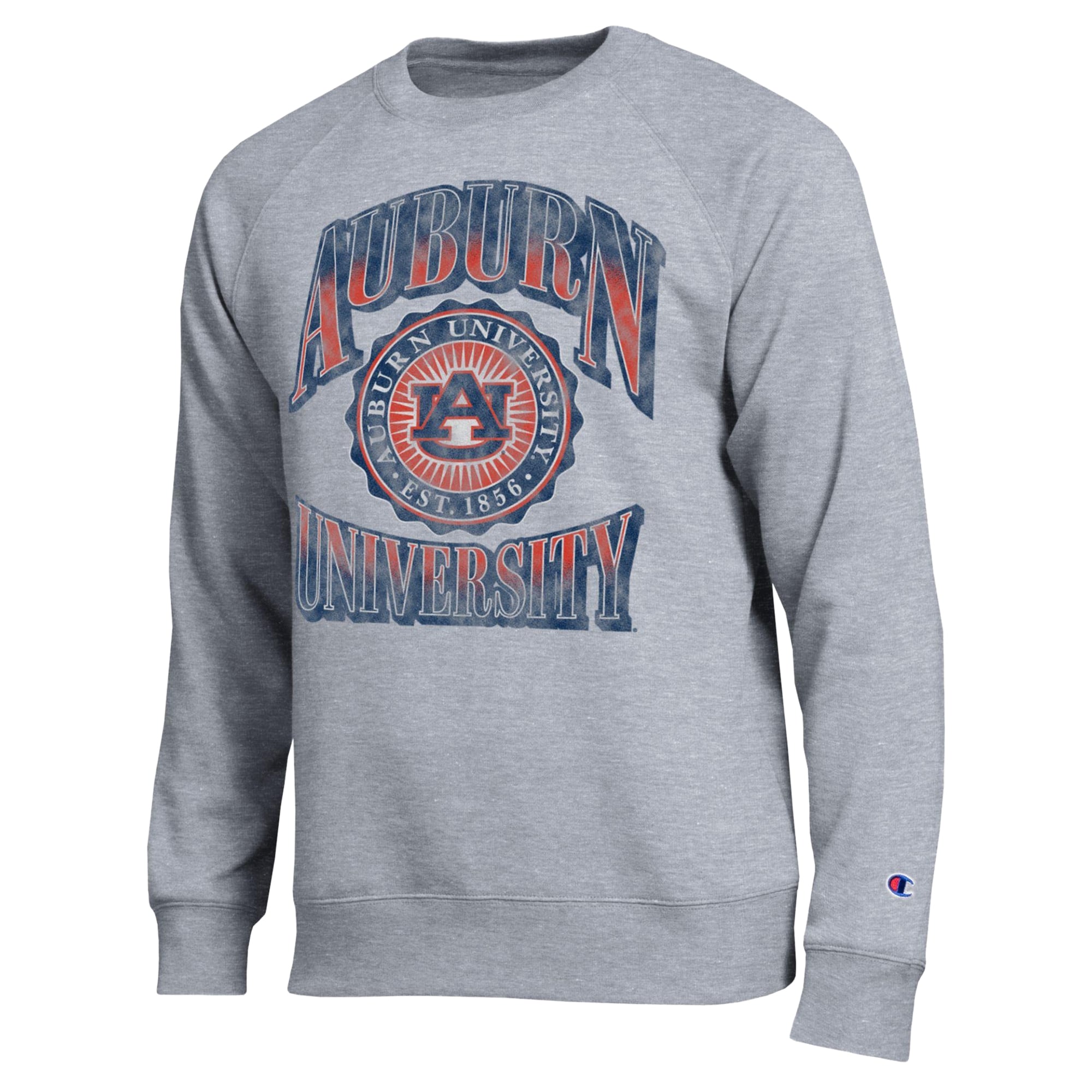 Sweat-shirt Champion pour homme, gris chiné, Auburn Tigers All-Star