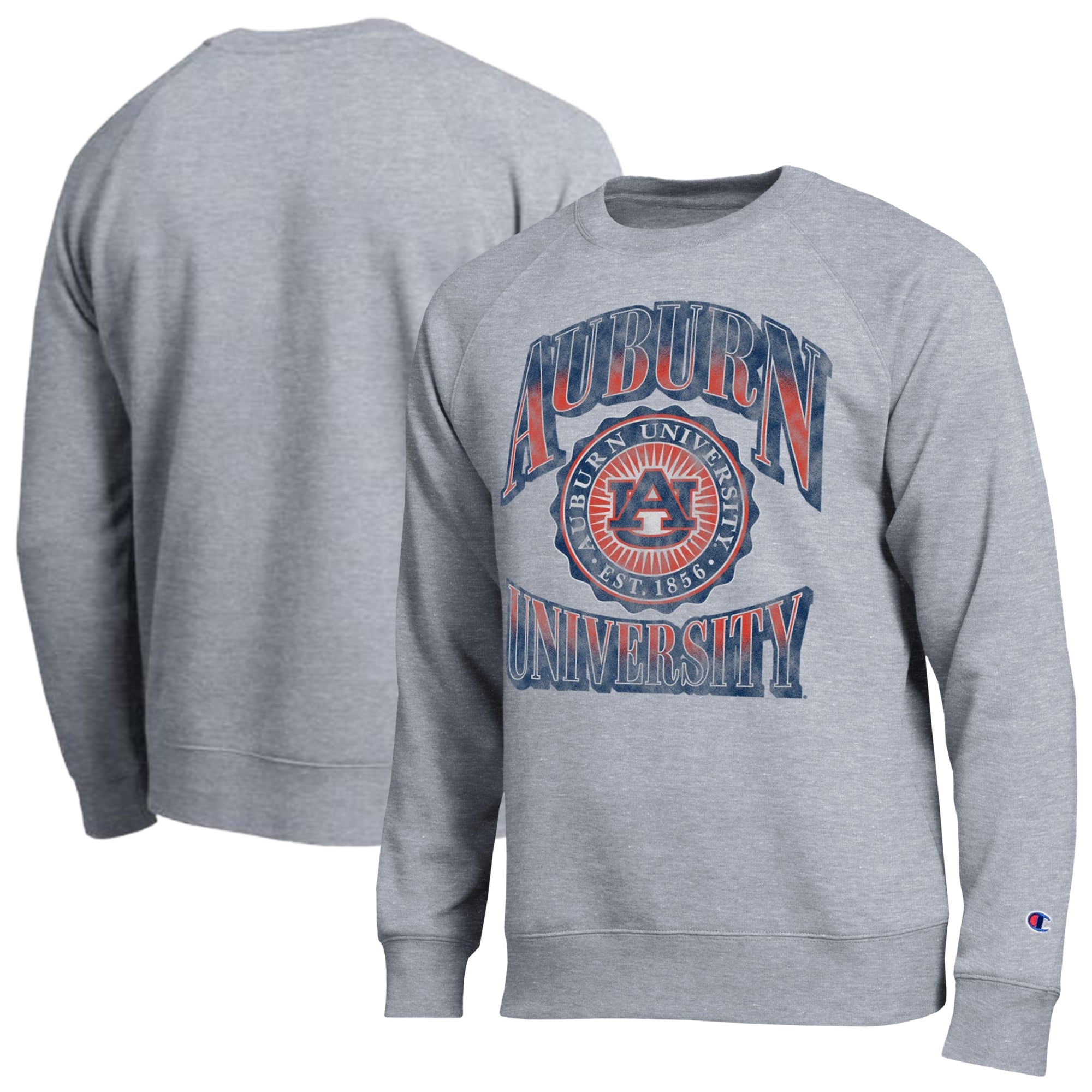Sweat-shirt Champion pour homme, gris chiné, Auburn Tigers All-Star