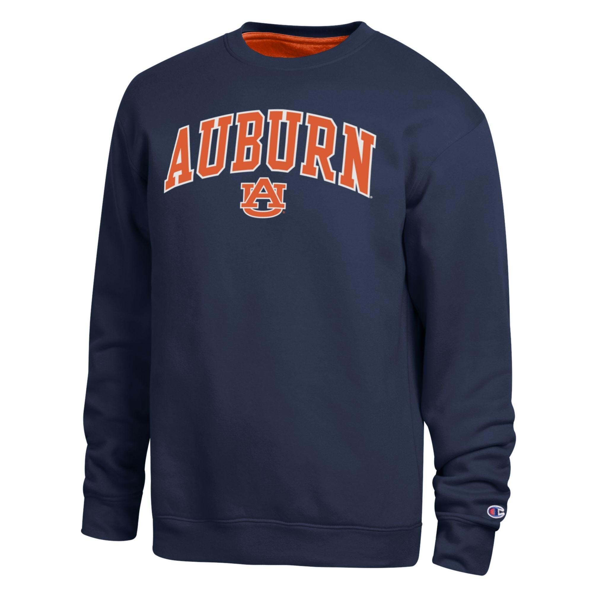 Sweat-shirt Champion pour homme, bleu marine, motif arche des Auburn Tigers
