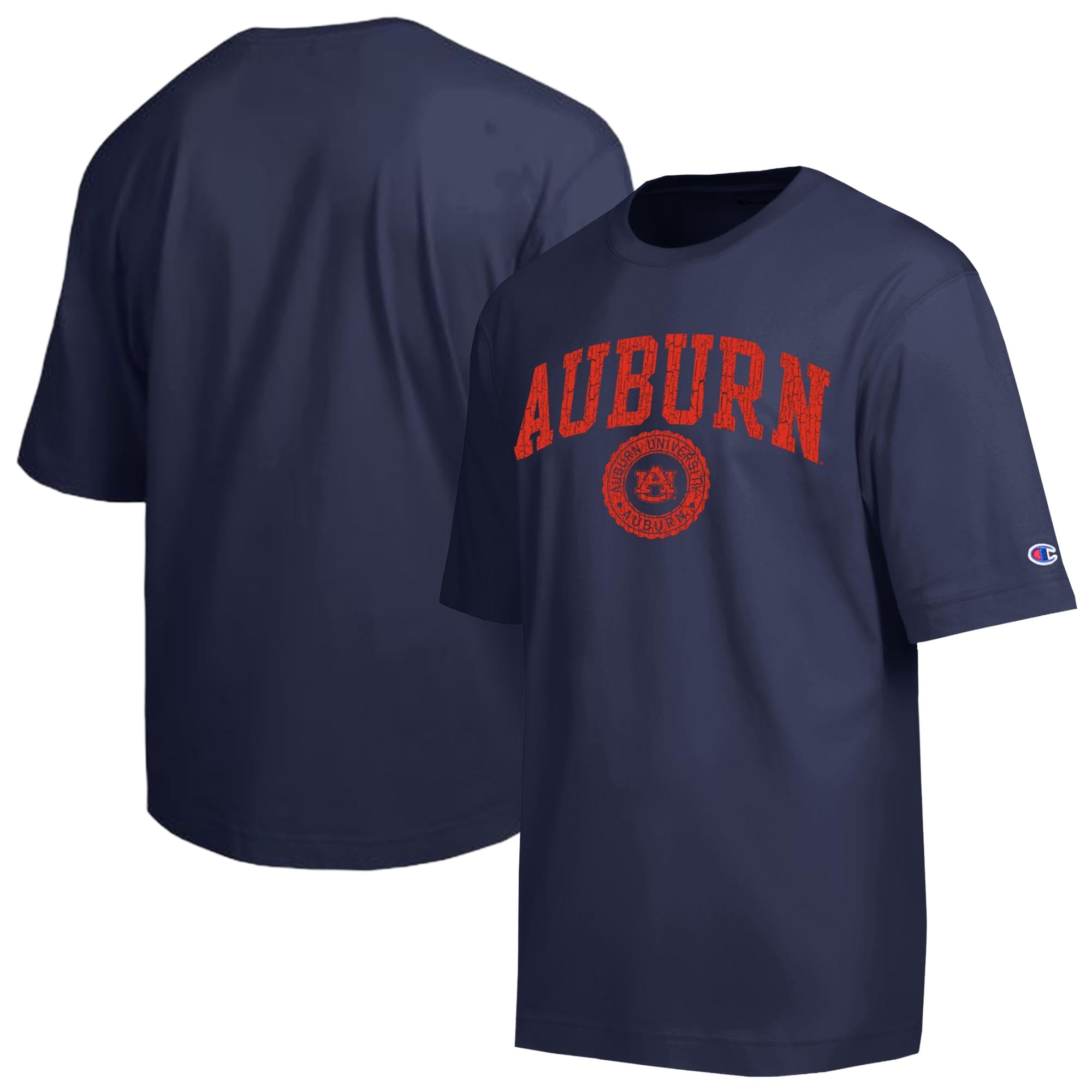 T-shirt Champion Navy Auburn Tigers Scholar All-Star pour hommes