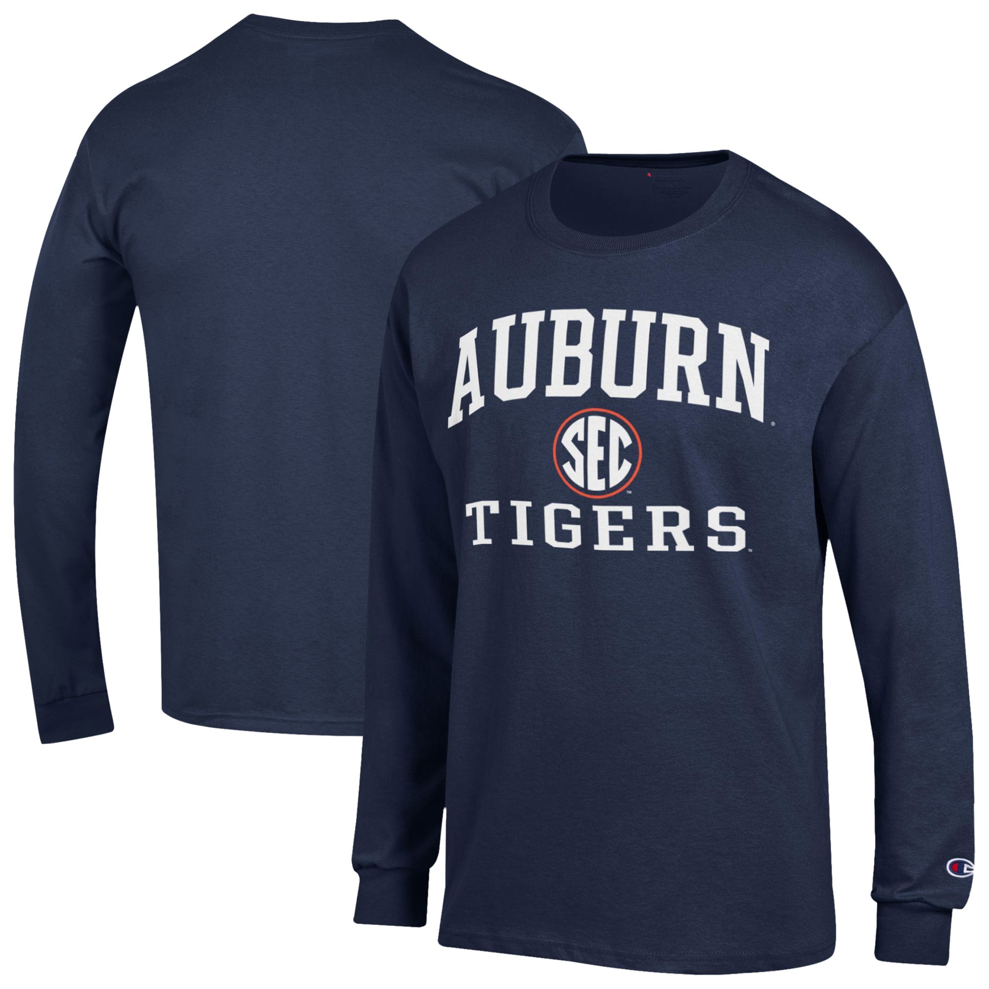 Auburn Tigers Champion Team Long Sleeve T-Shirt - Navy