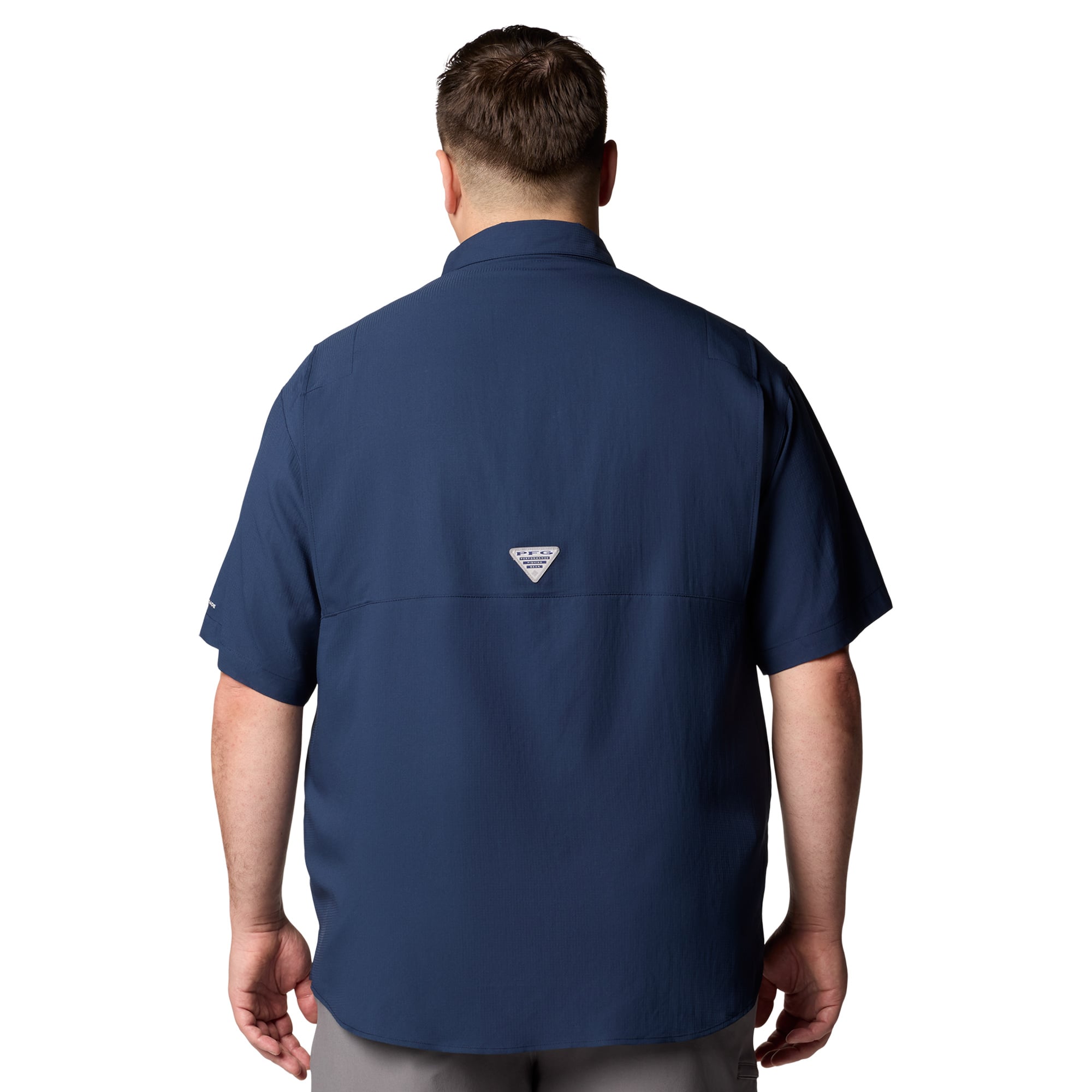 Chemise PFG Tamiami Columbia Navy Auburn Tigers pour homme