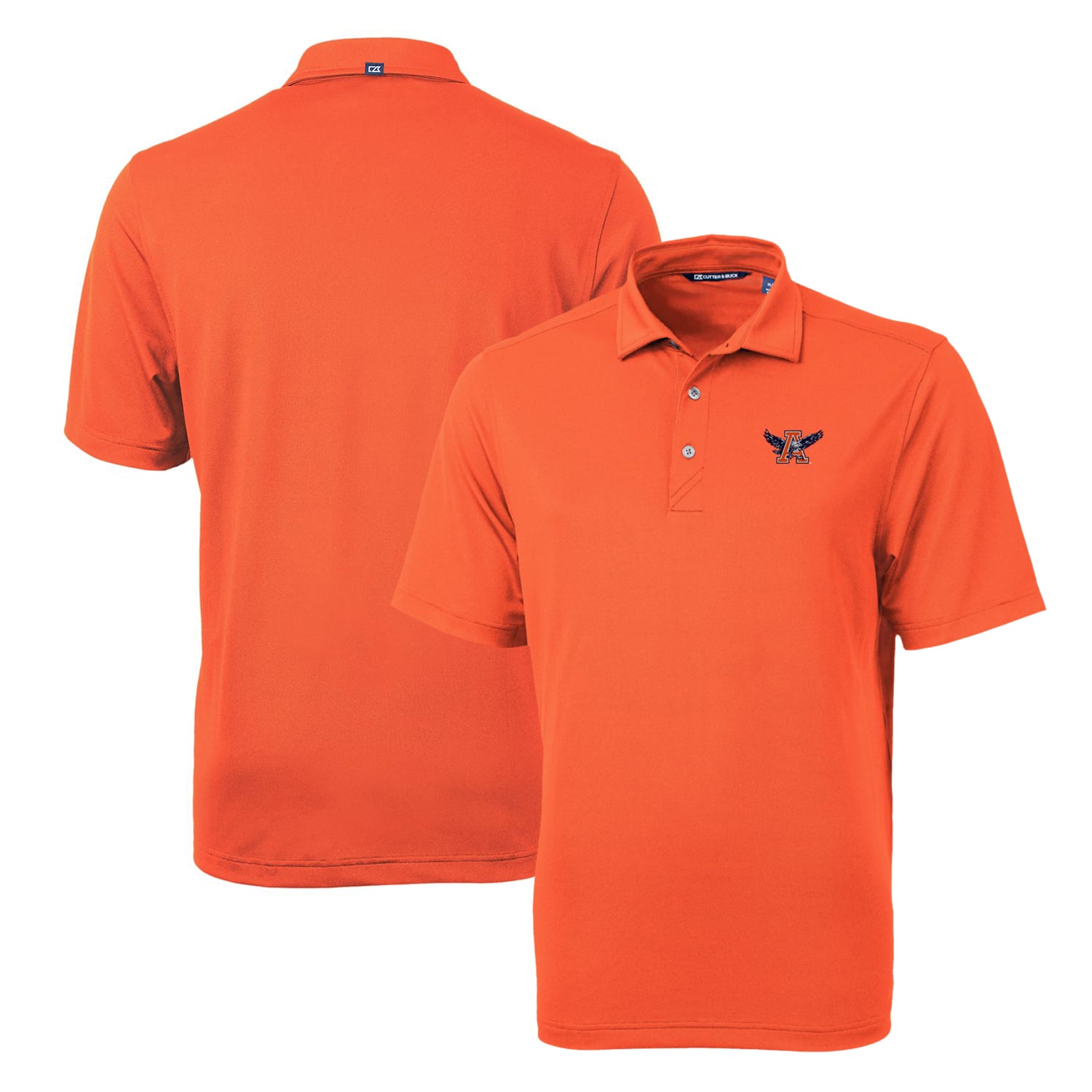 Men's Cutter & Buck Auburn Tigers Team Logo Virtue Eco Pique Recycled Polo