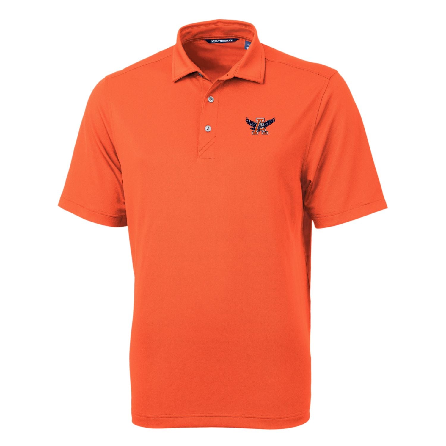 Men's Cutter & Buck Auburn Tigers Team Logo Virtue Eco Pique Recycled Polo