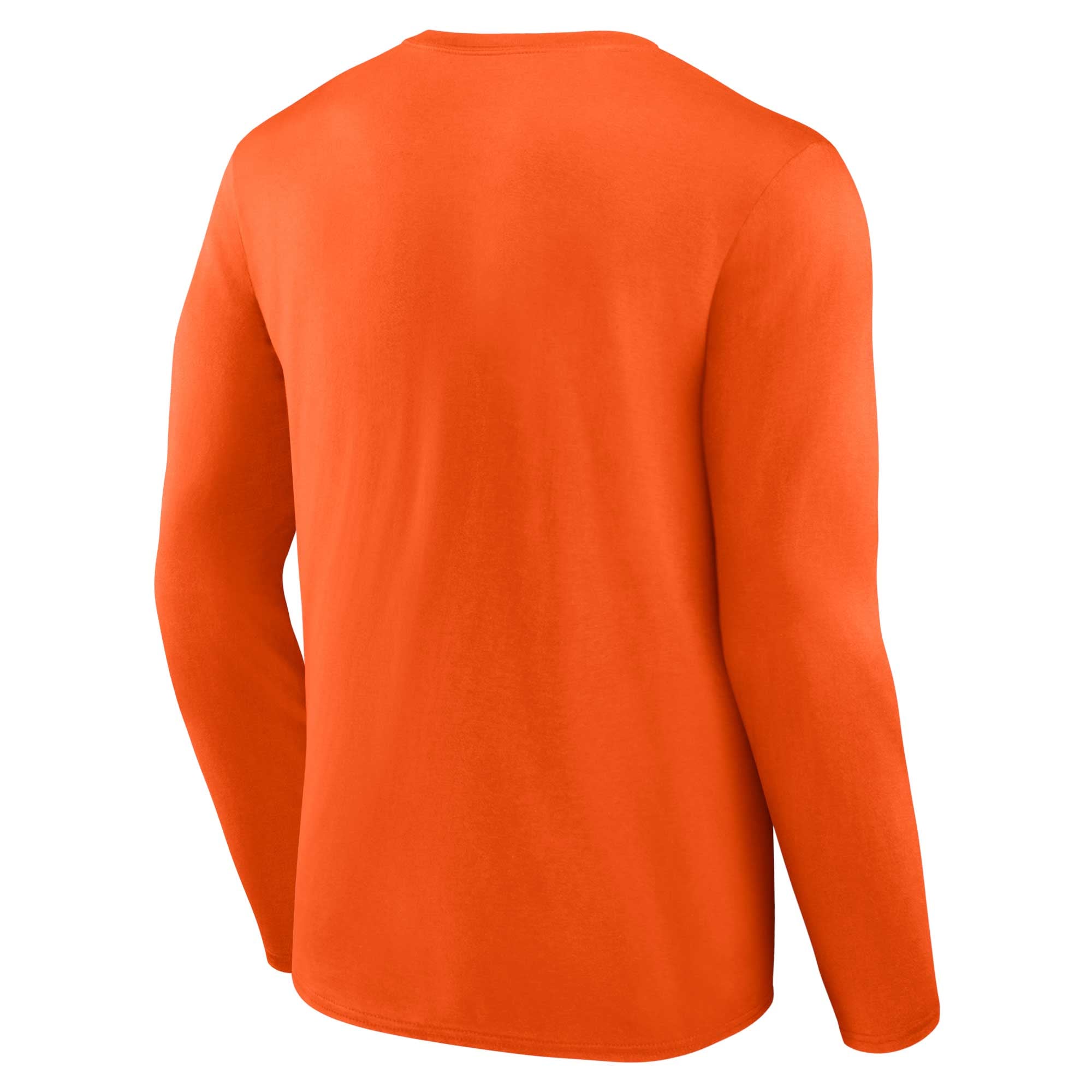 T-shirt à manches longues avec logo Fanatics Orange Auburn Tigers pour hommes