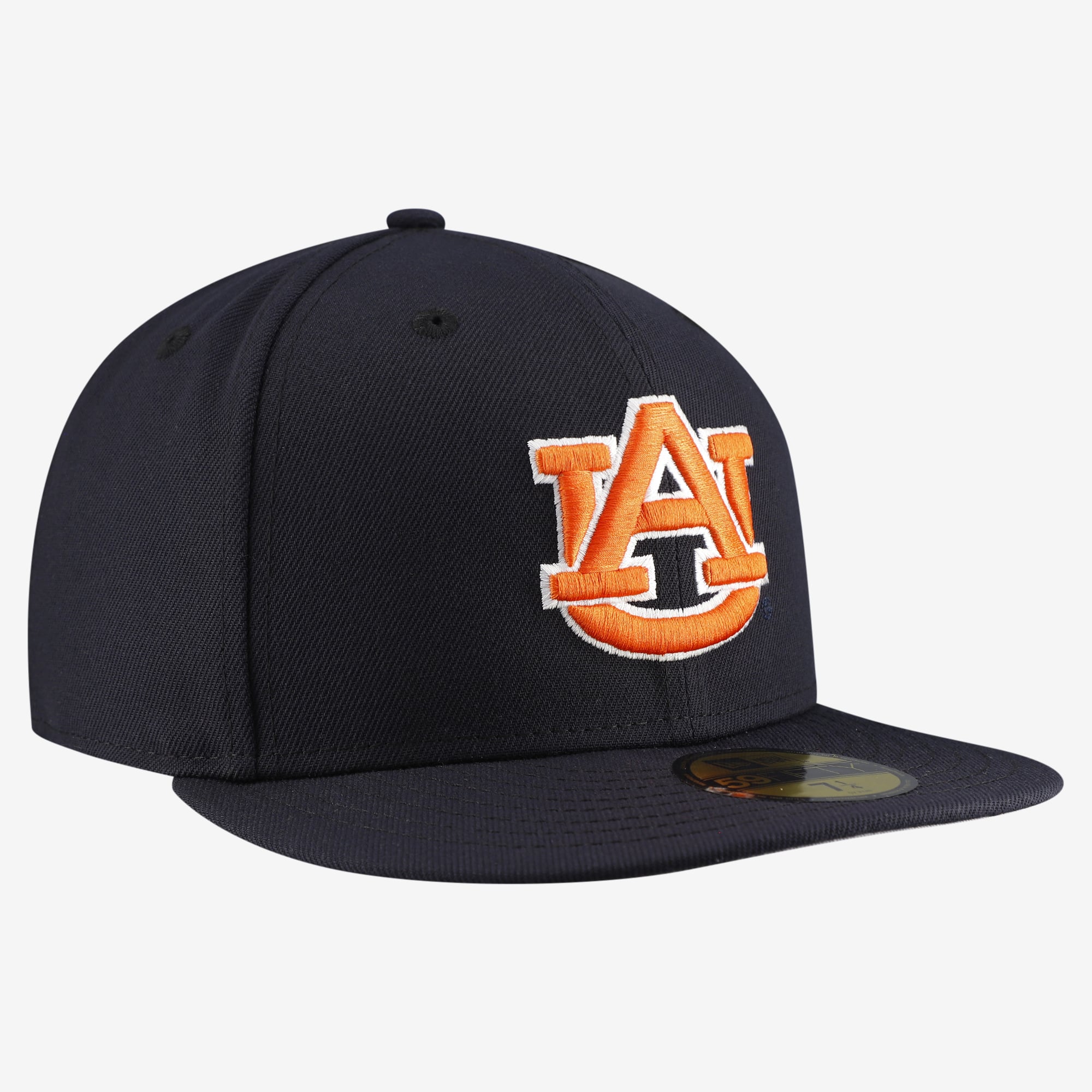 Men's New Era Navy Auburn Tigers Core 59FIFTY Fitted Hat