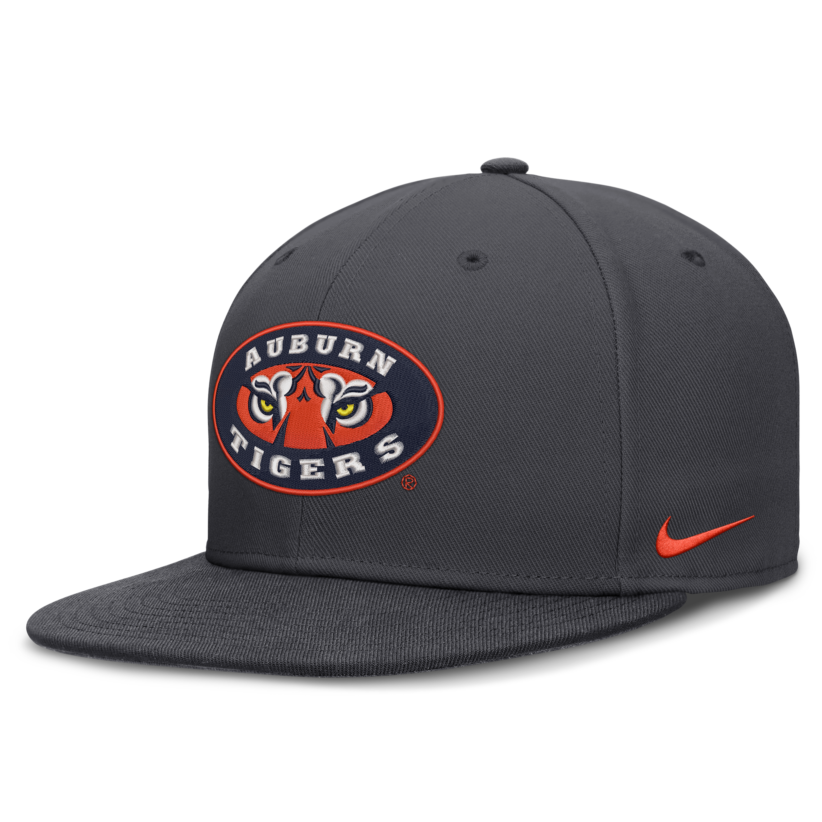 Men's Nike Anthracite Auburn Tigers Pro Dri-FIT Fitted Hat