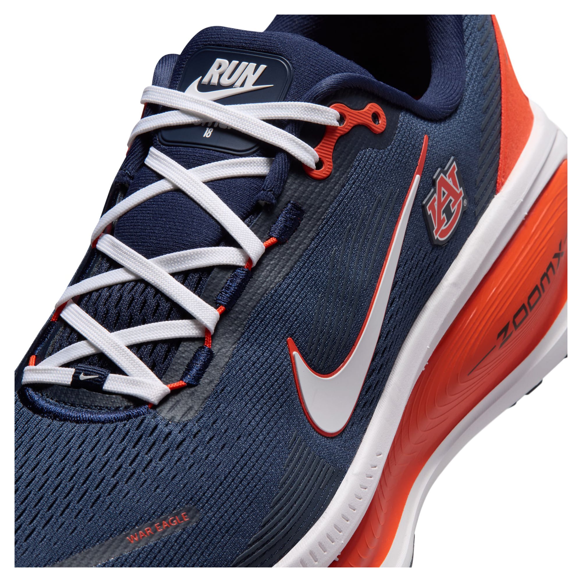 Men's Nike Auburn Tigers Vomero 18 Running Shoes
