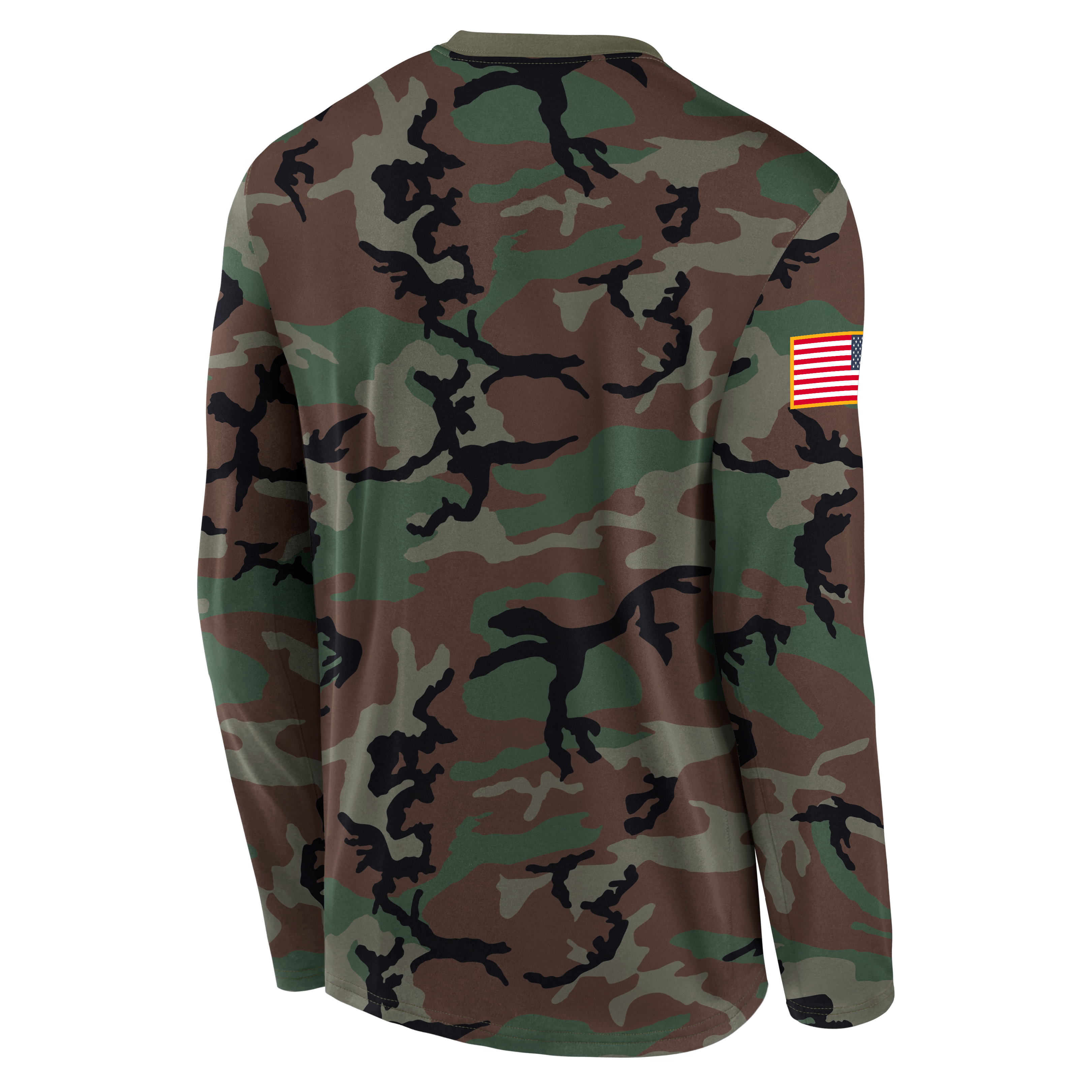 Men's Nike Camo Auburn Tigers 2025 Military Appreciation Legend Dri-FIT Long Sleeve T-Shirt