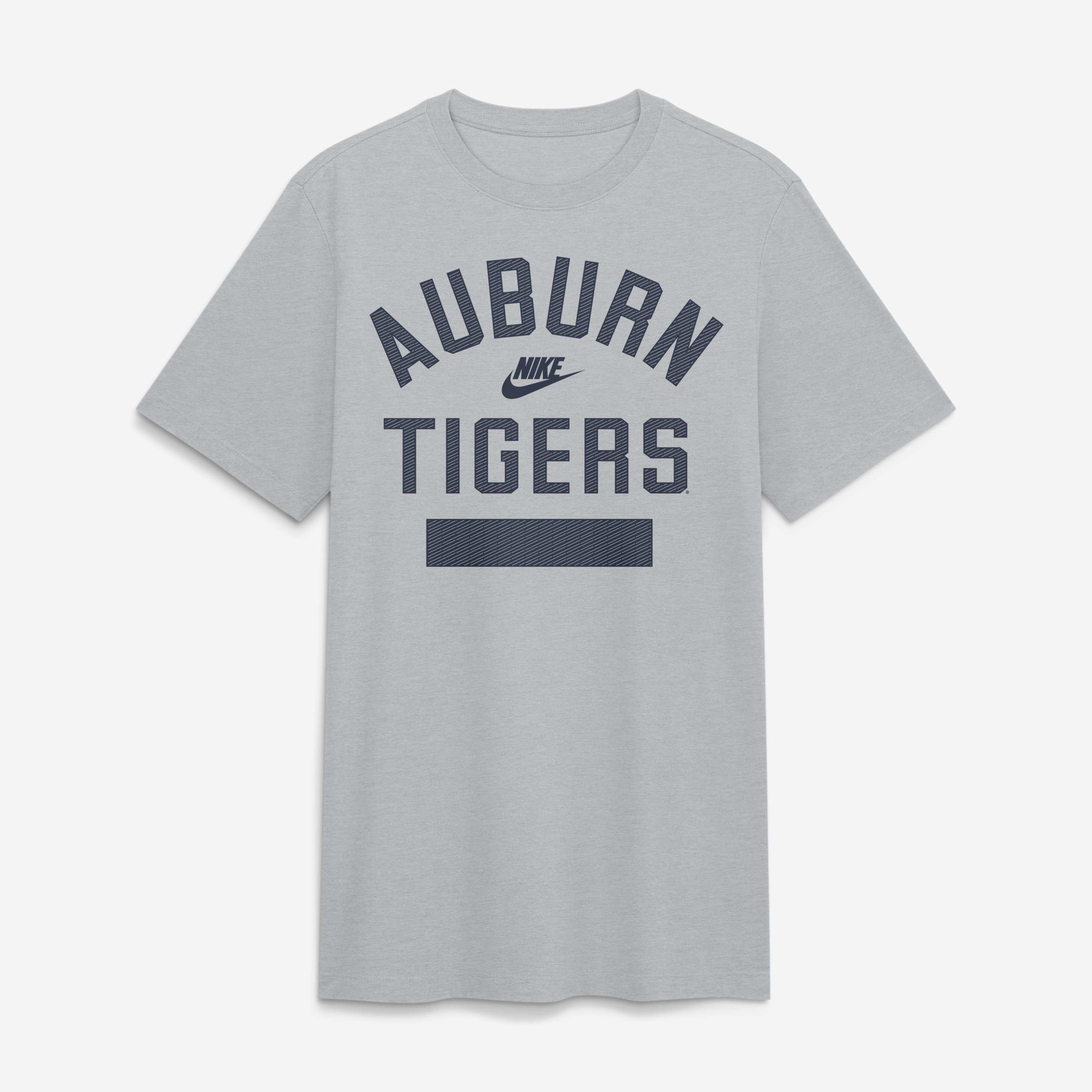 Men's Nike  Heather Gray Auburn Tigers Arch Wordmark Legacy Tri-Blend T-Shirt