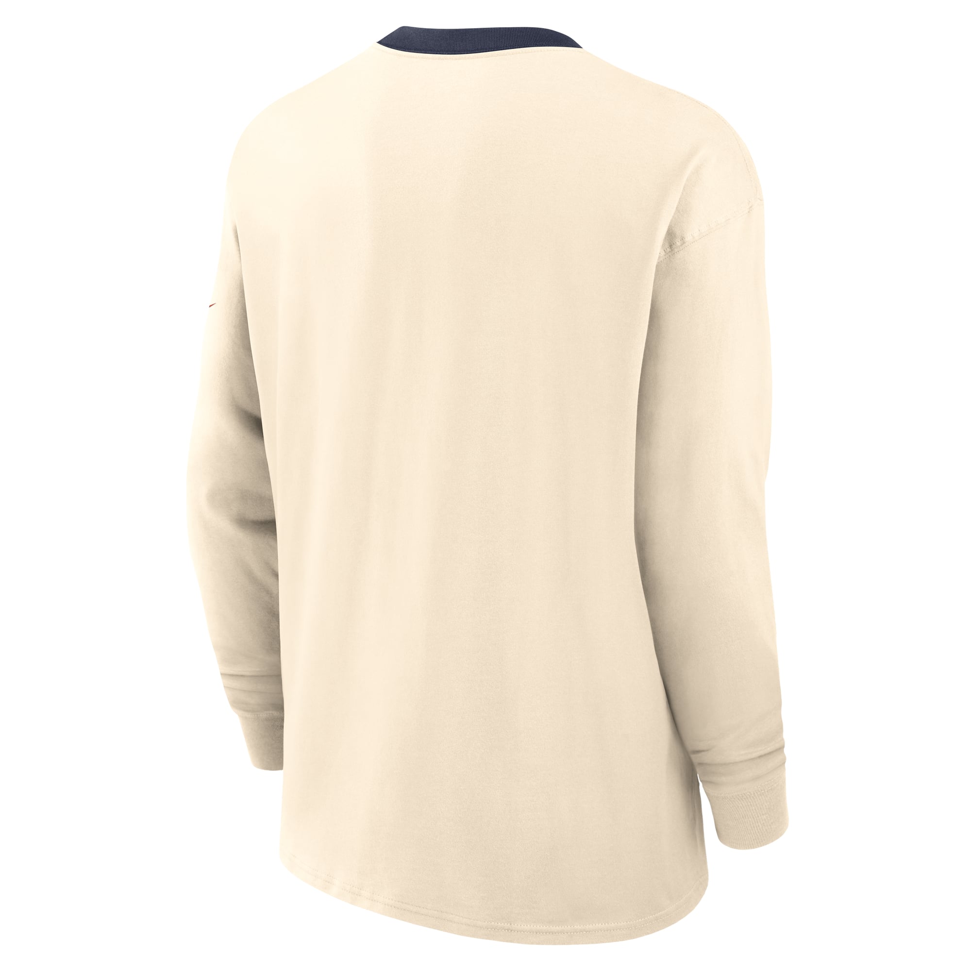 Men's Nike Natural Auburn Tigers Athletic Prep Max90 Pocket Logo Long Sleeve T-Shirt