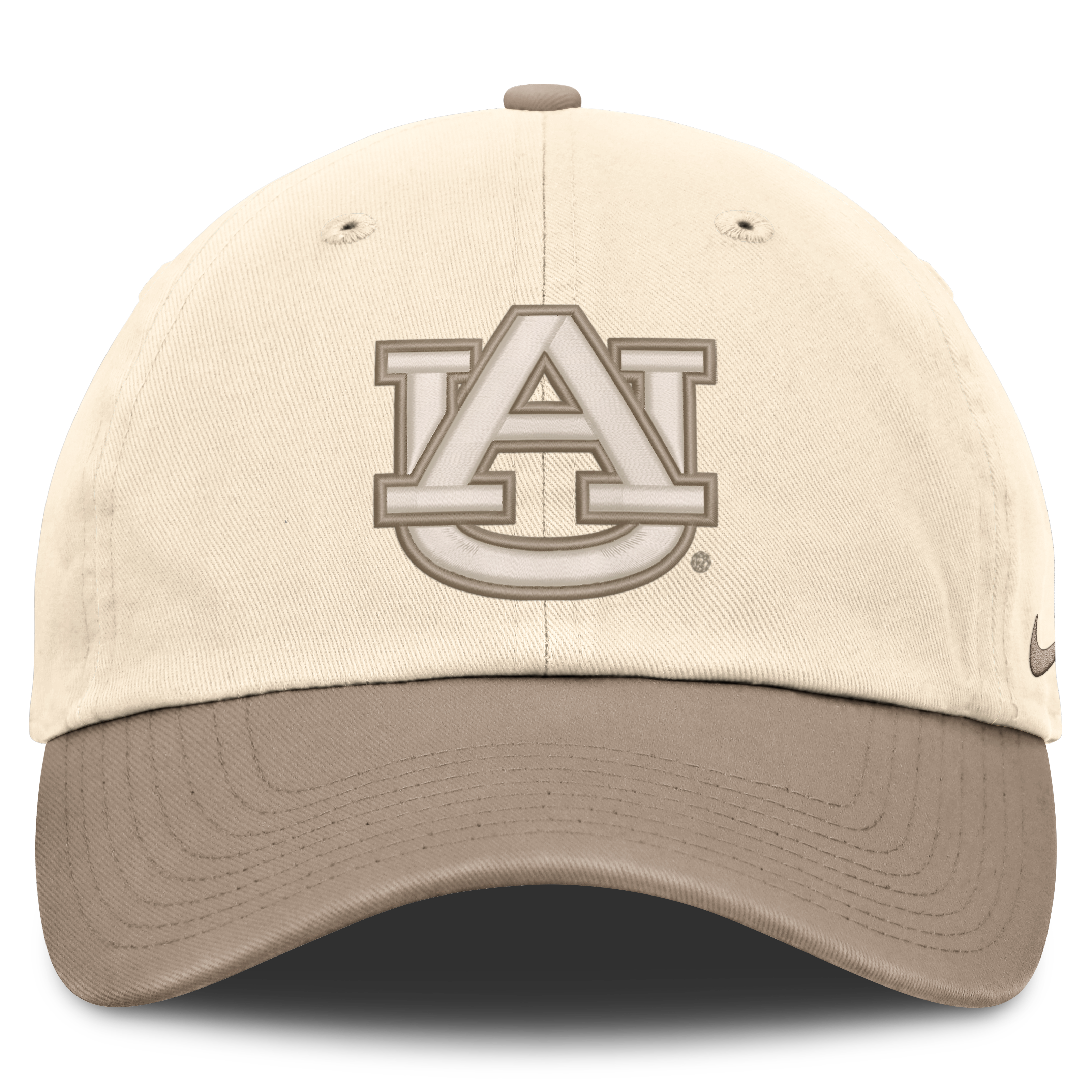 Men's Nike Natural/Khaki Auburn Tigers Two-Tone Club Adjustable Hat