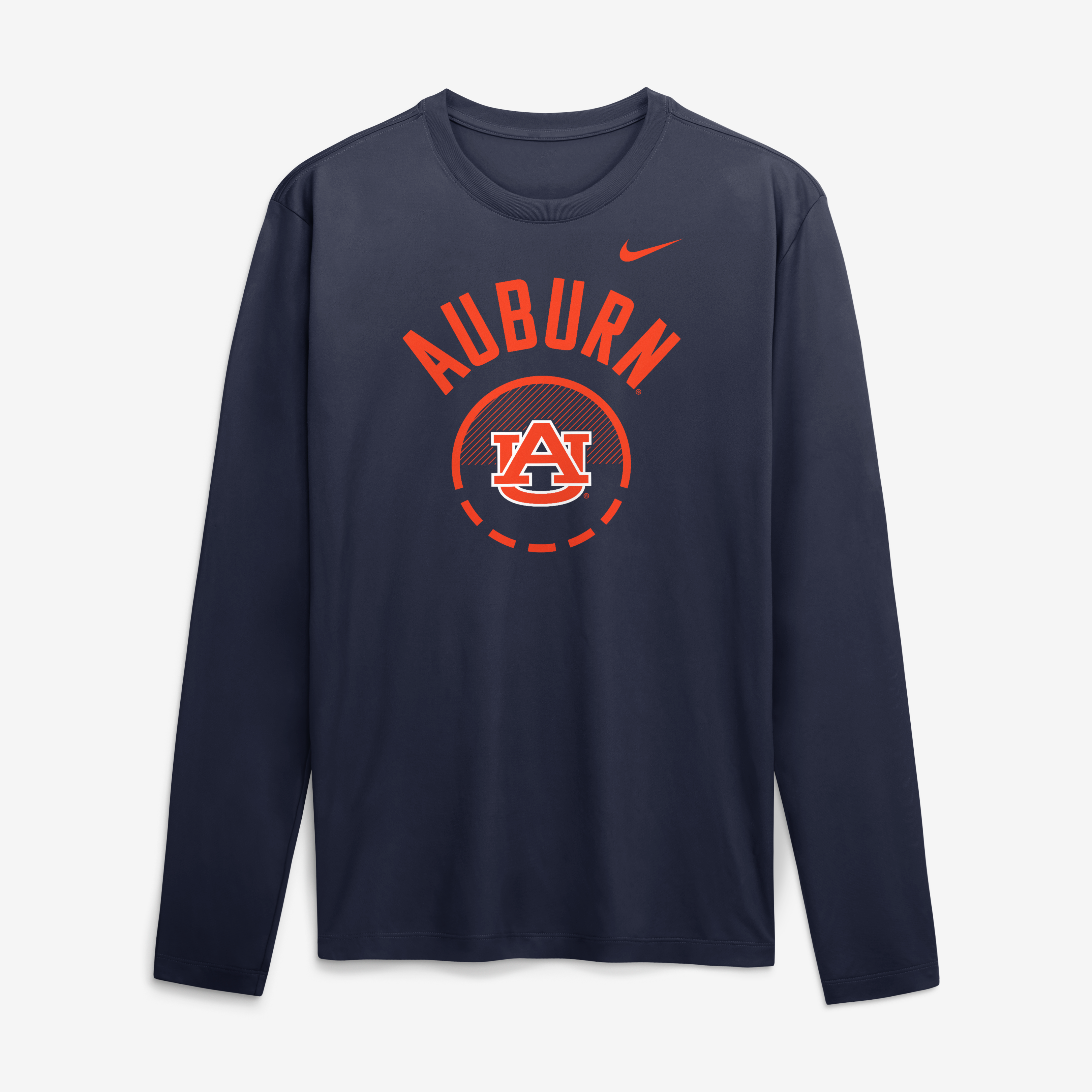 T-shirt à manches longues Nike Navy Auburn Tigers 2026 Courtside Basketball Shootaround Legend Dri-FIT pour homme