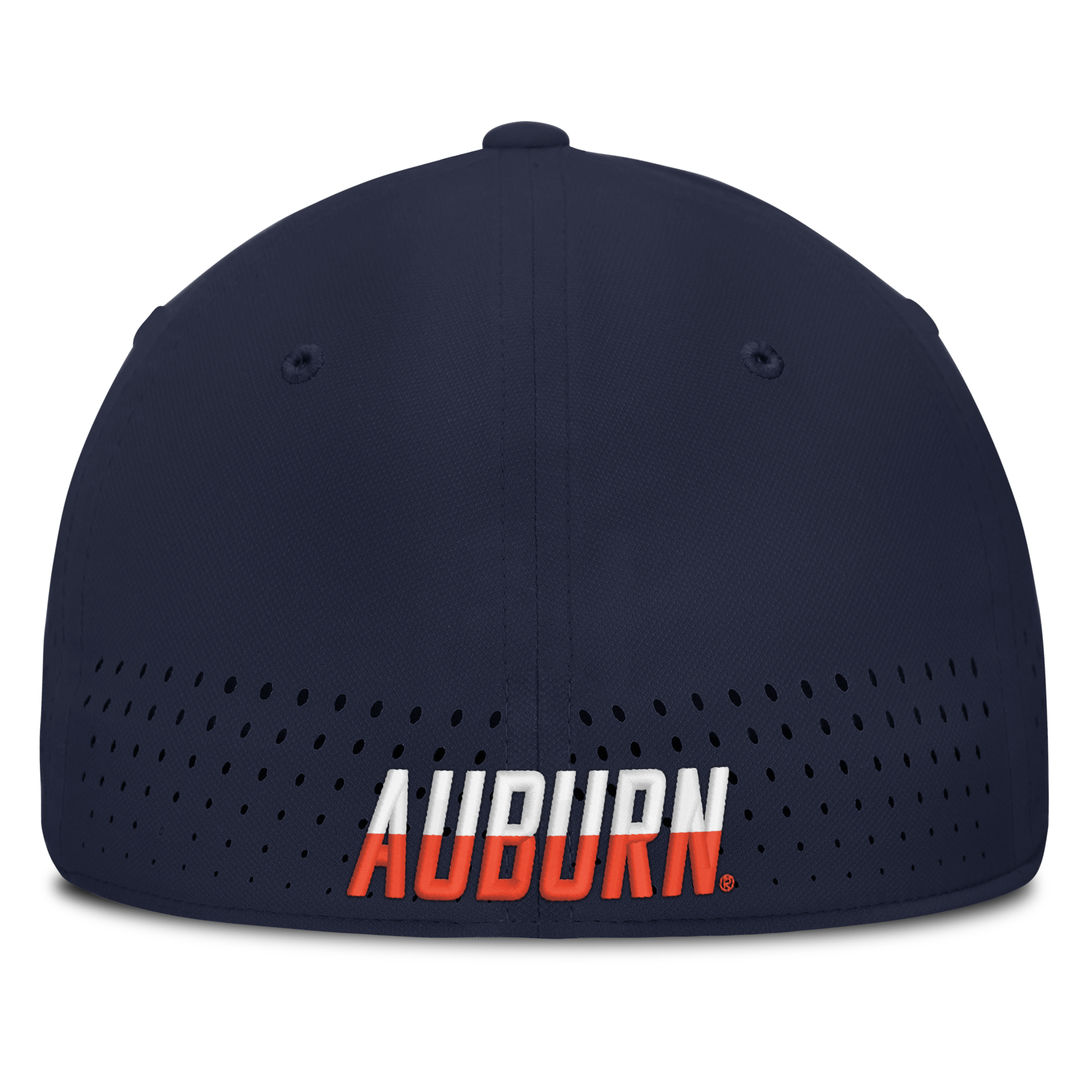 Men's Nike  Navy Auburn Tigers 2026 Sideline Practice AeroBill SwooshFlex Dri-FIT Hat
