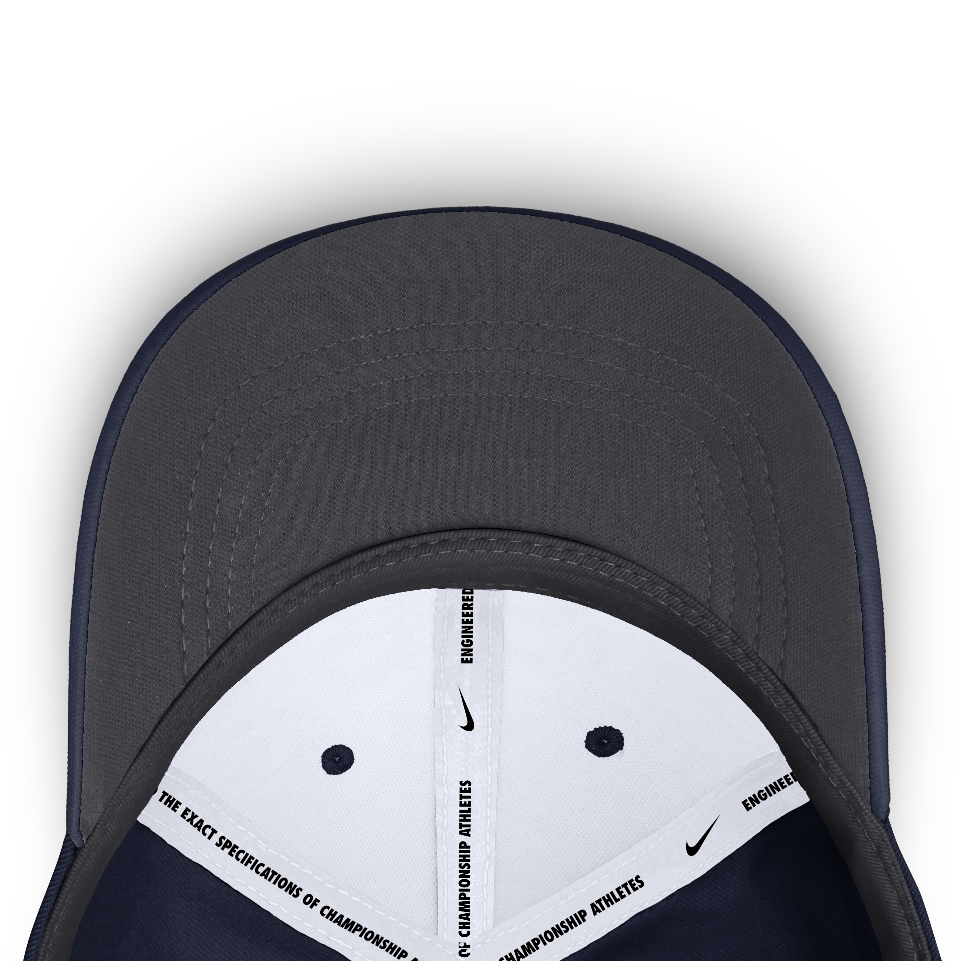 Men's Nike  Navy Auburn Tigers 2026 Sideline Practice AeroBill SwooshFlex Dri-FIT Hat
