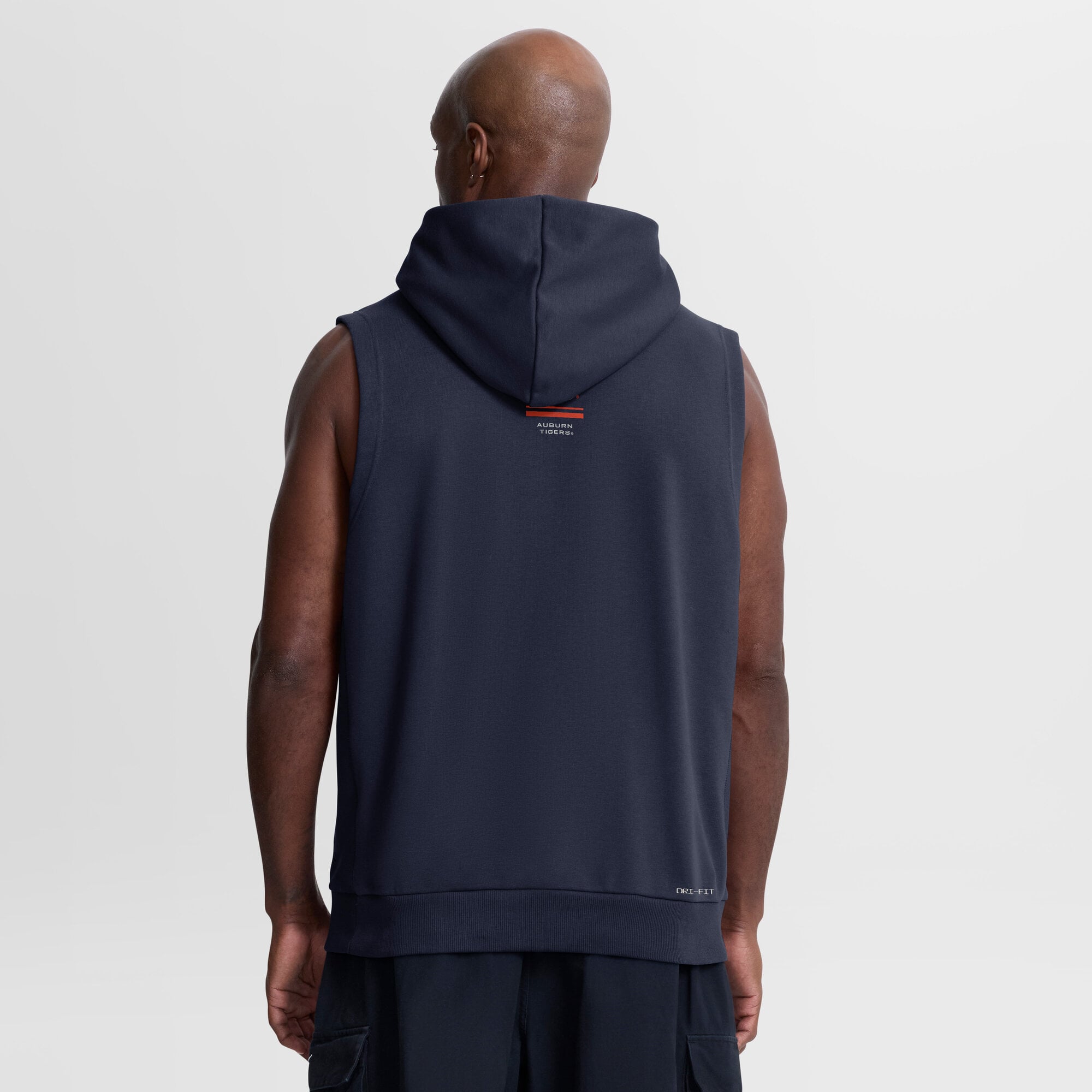 Sweat à capuche sans manches Nike Dri-FIT bleu marine Auburn Tigers 2026 pour homme