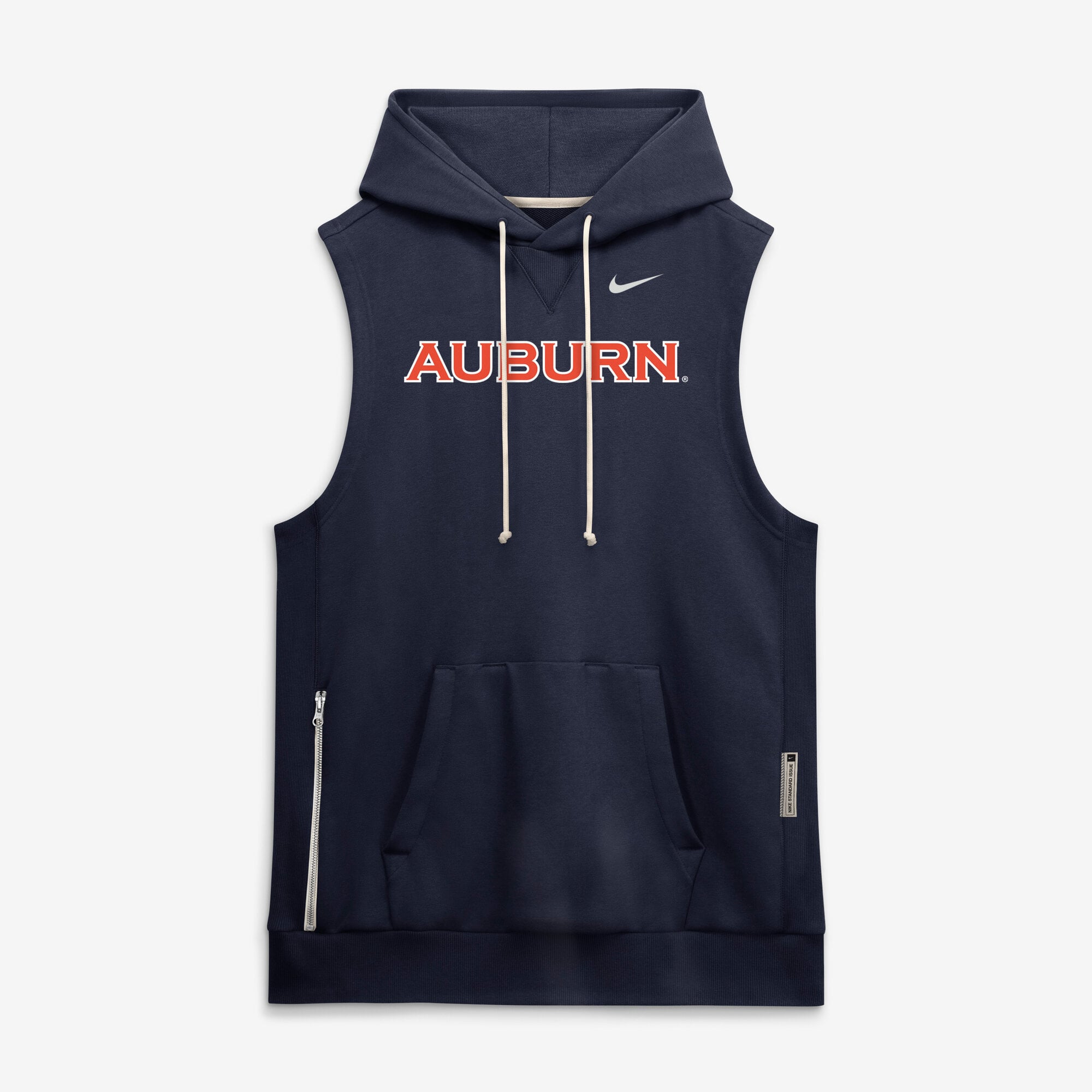 Sweat à capuche sans manches Nike Dri-FIT bleu marine Auburn Tigers 2026 pour homme