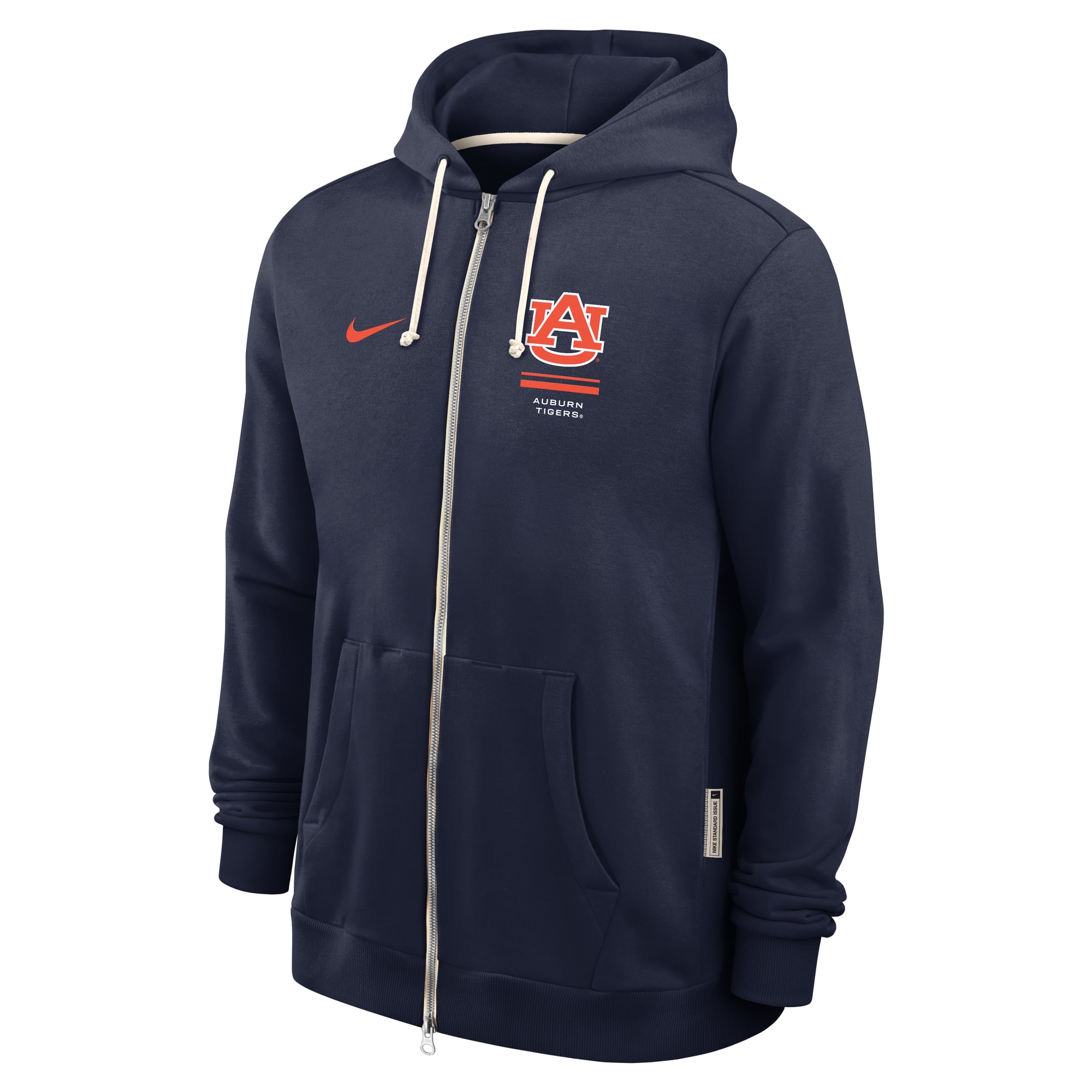 Men's Nike  Navy Auburn Tigers 2026 Sideline Standard Issue Dri-FIT Full-Zip Hoodie