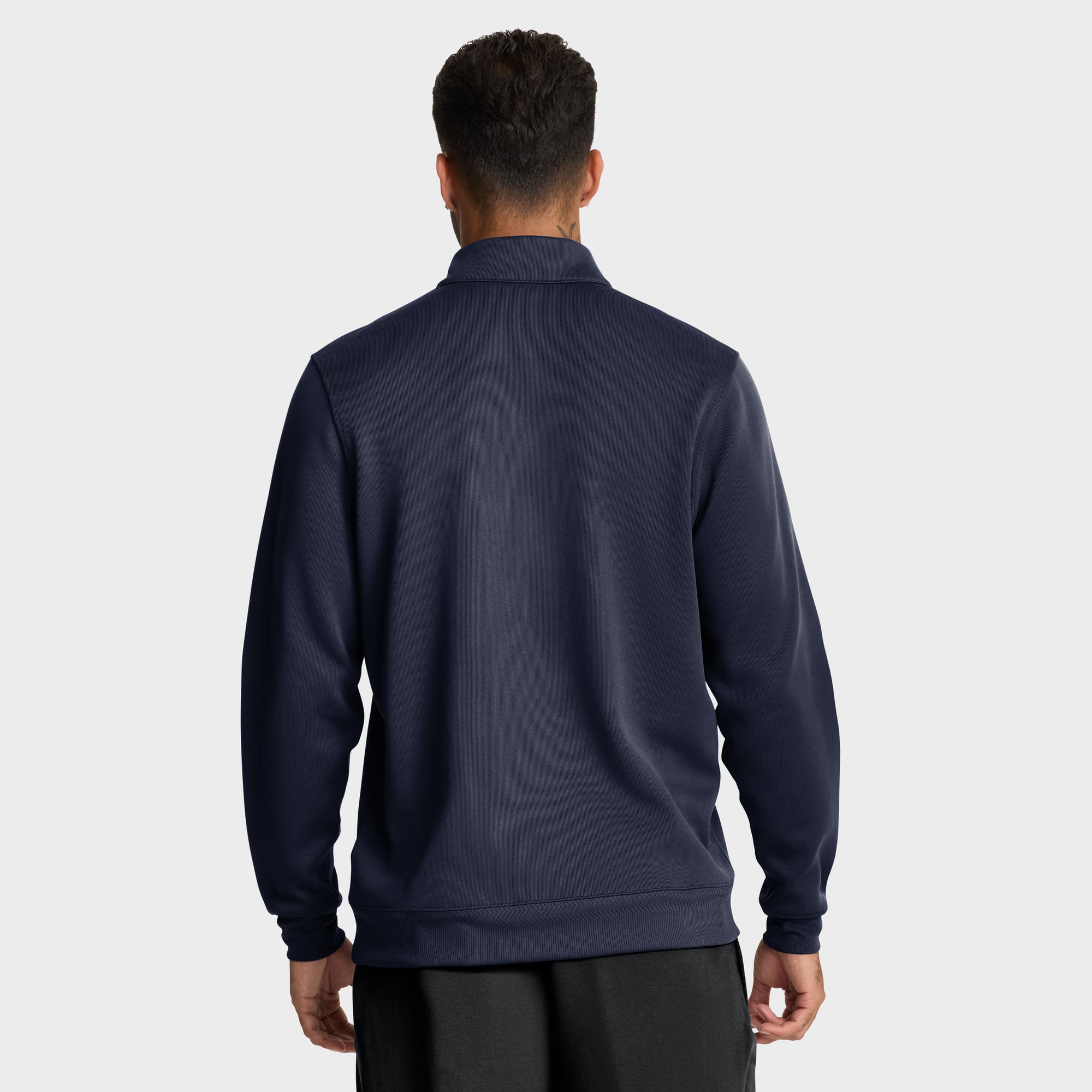 Men's Nike Navy Auburn Tigers Coaches Premium Dri-FIT Half-Zip Pullover