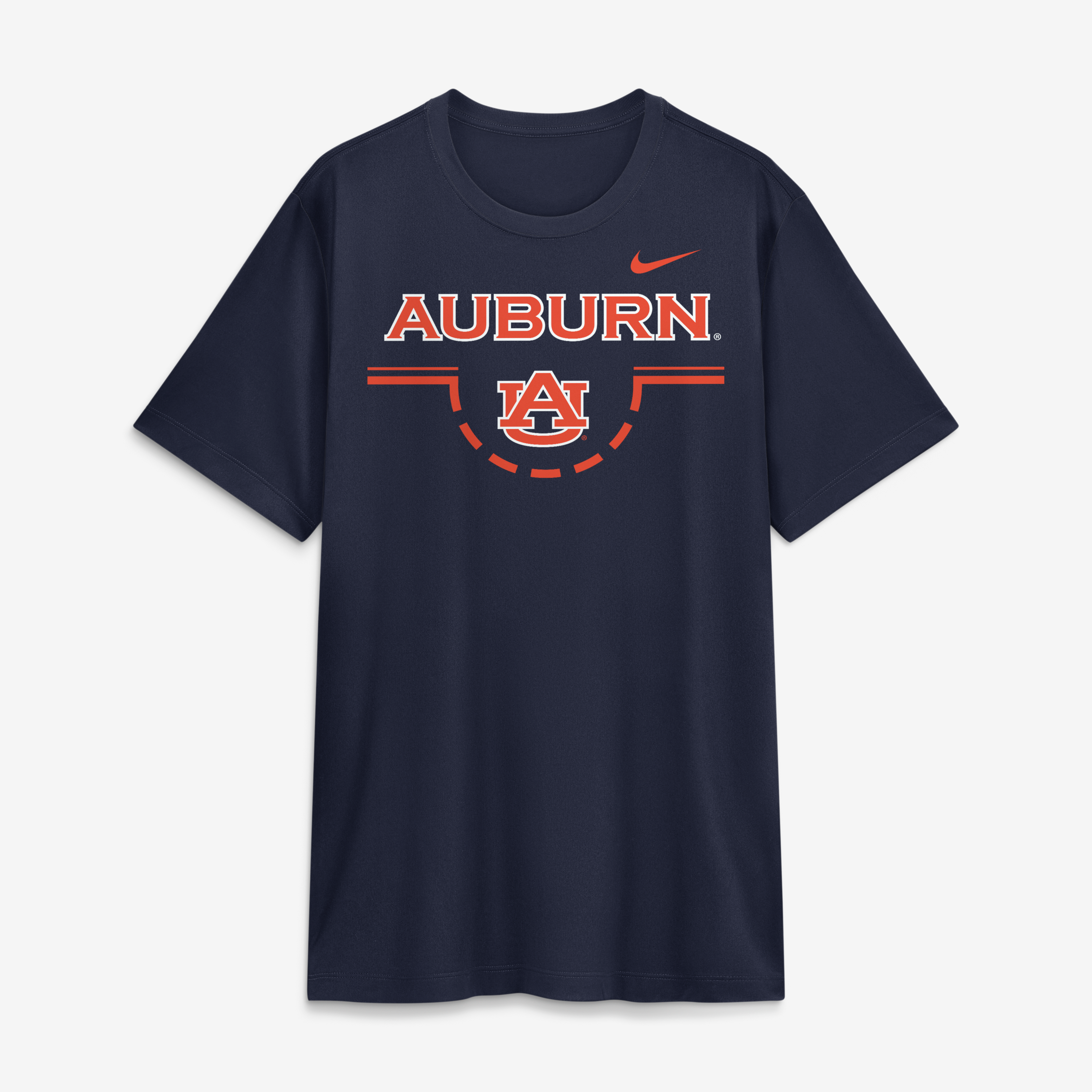 T-shirt Nike bleu marine Auburn Tigers Courtside Legend pour homme