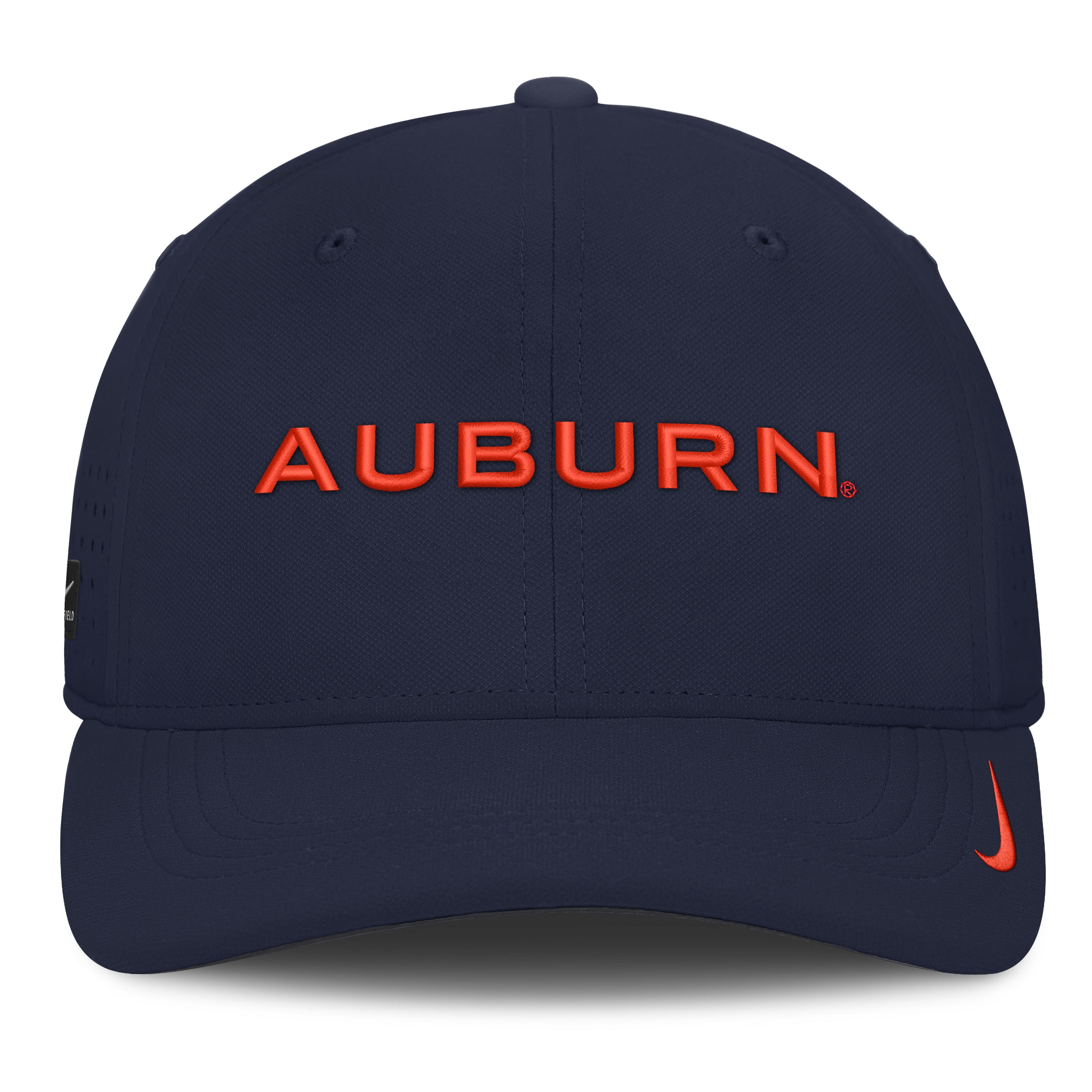 Men's Nike Navy Auburn Tigers Gameday Aerobill Swooshflex Dri-FIT Hat