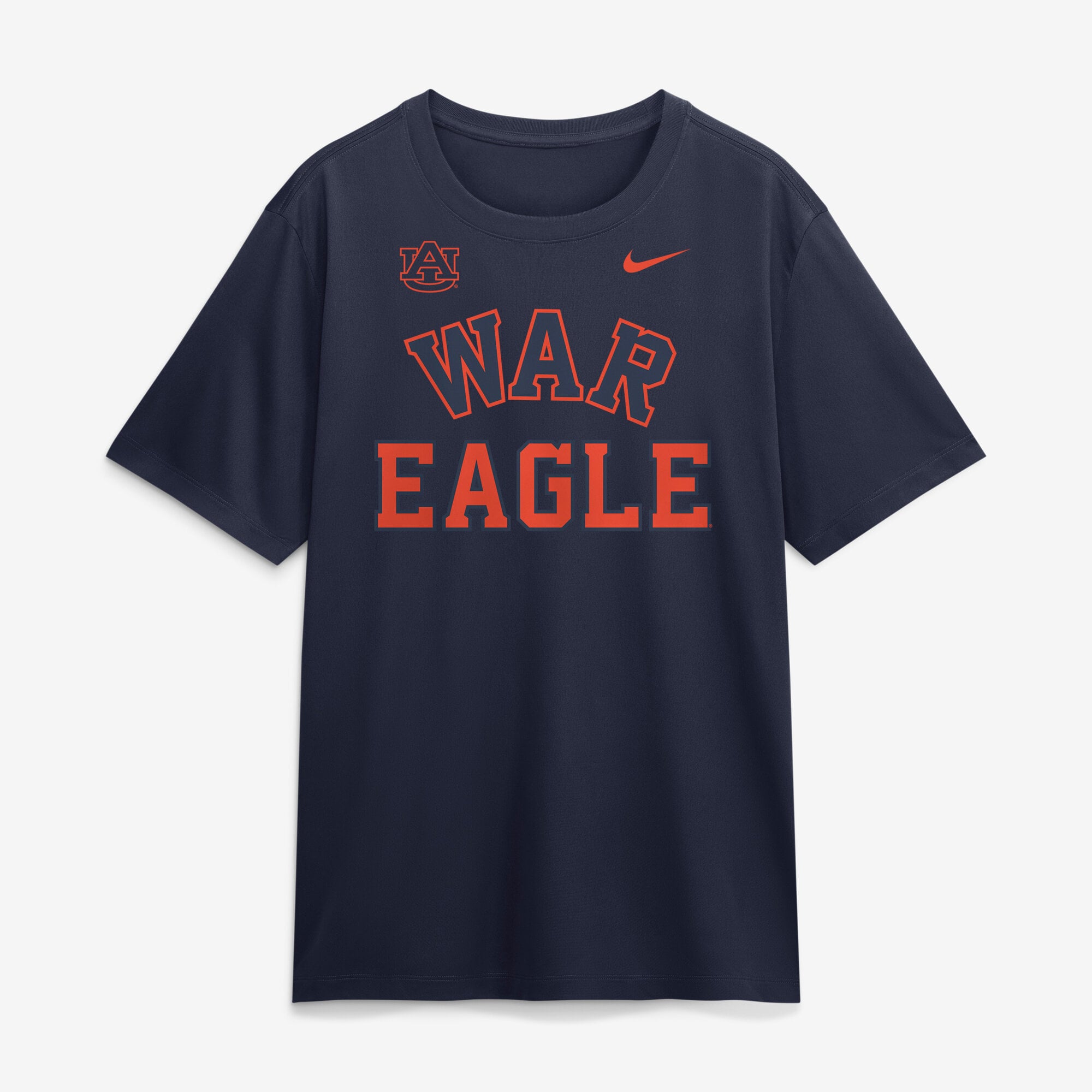 T-shirt Nike Dri-FIT Legend Arch Mantra Primetime pour homme, bleu marine, Auburn Tigers