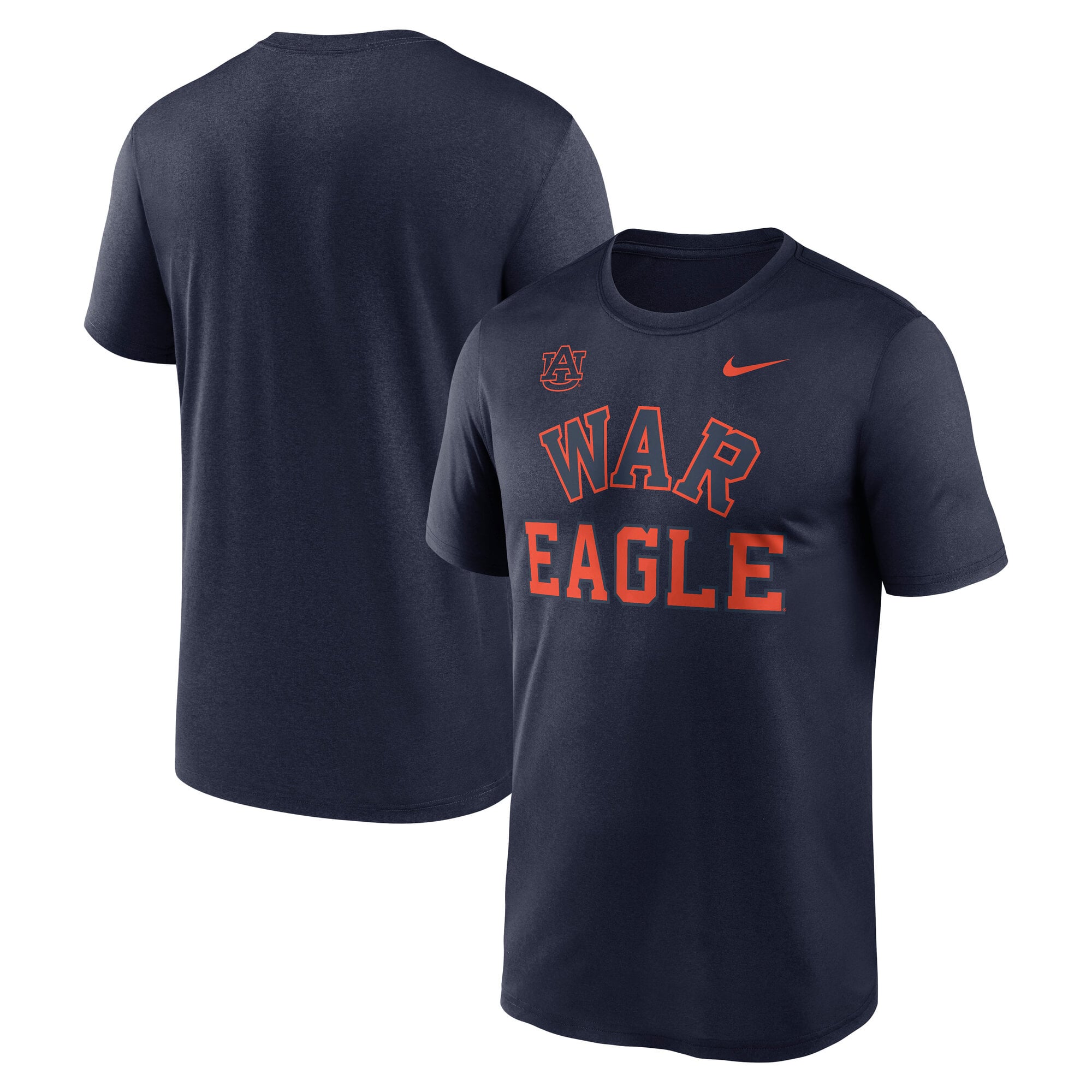 T-shirt Nike Dri-FIT Legend Arch Mantra Primetime pour homme, bleu marine, Auburn Tigers