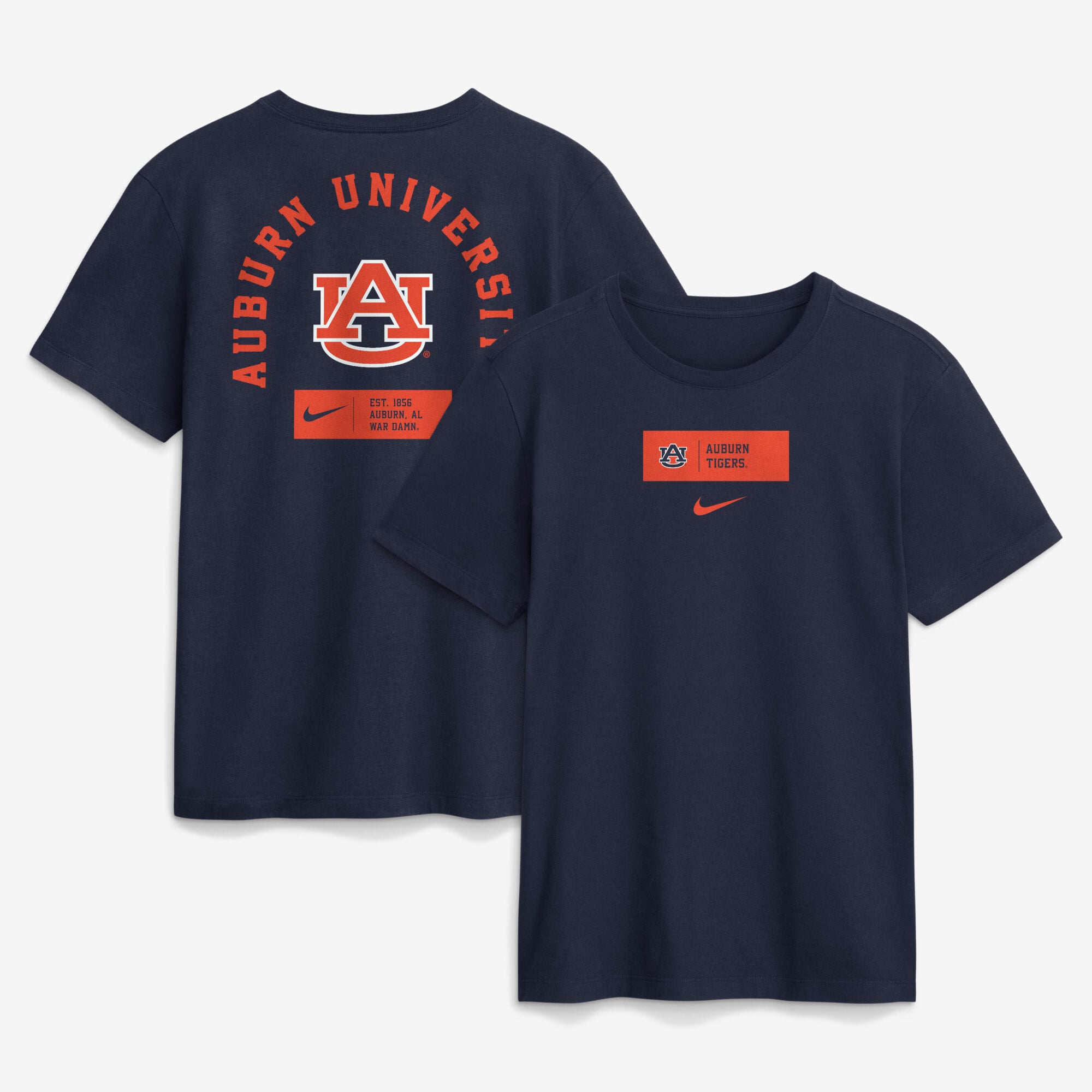 Men's Nike Navy Auburn Tigers Primetime Crew T-Shirt