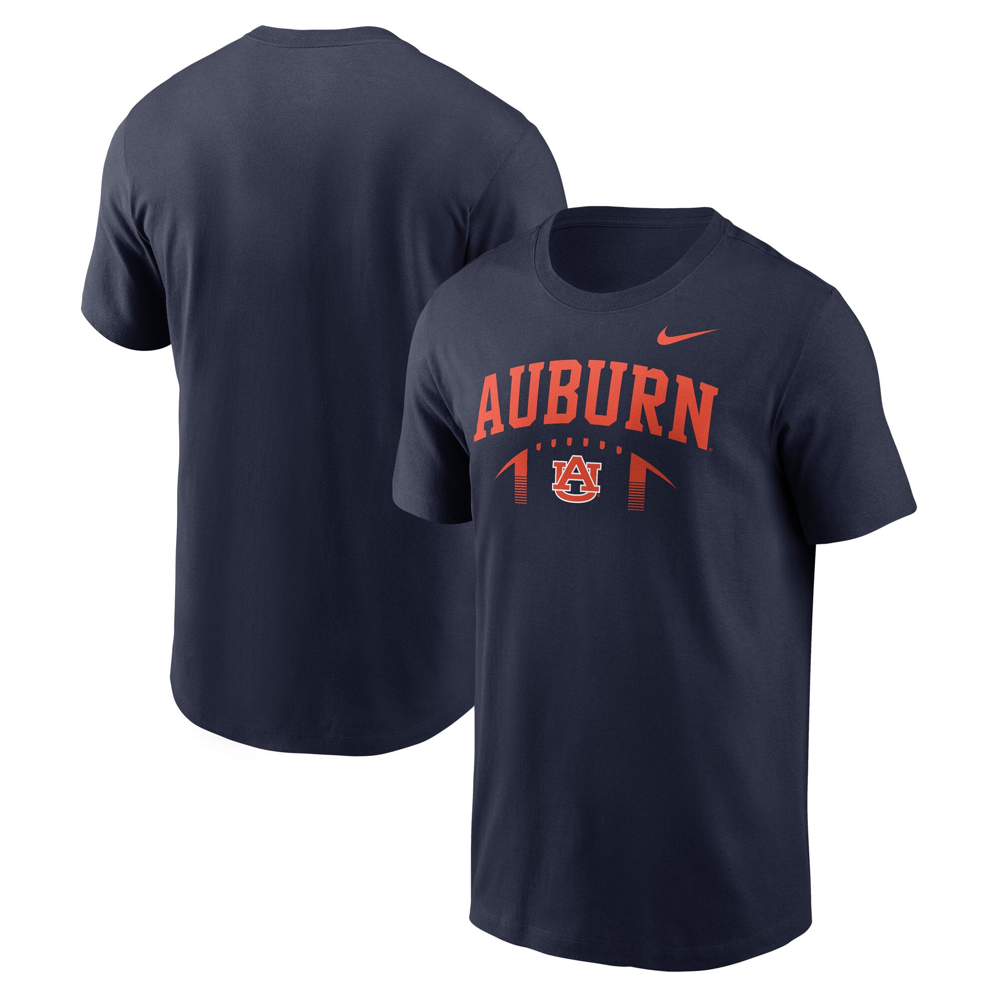 Men's Nike Navy Auburn Tigers Primetime Football Icon T-Shirt