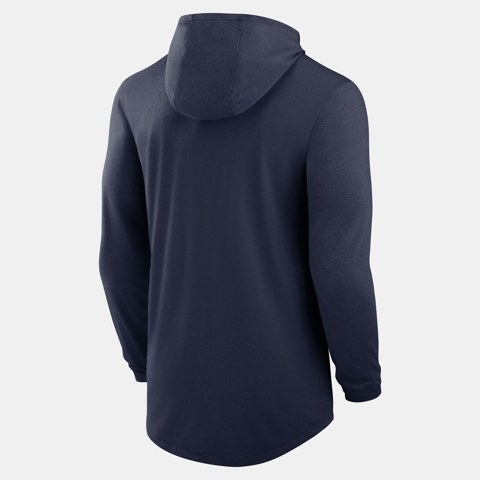 Men's Nike Navy Auburn Tigers Primetime Pattern Tri-Blend Dri-FIT Long Sleeve Hooded T-Shirt
