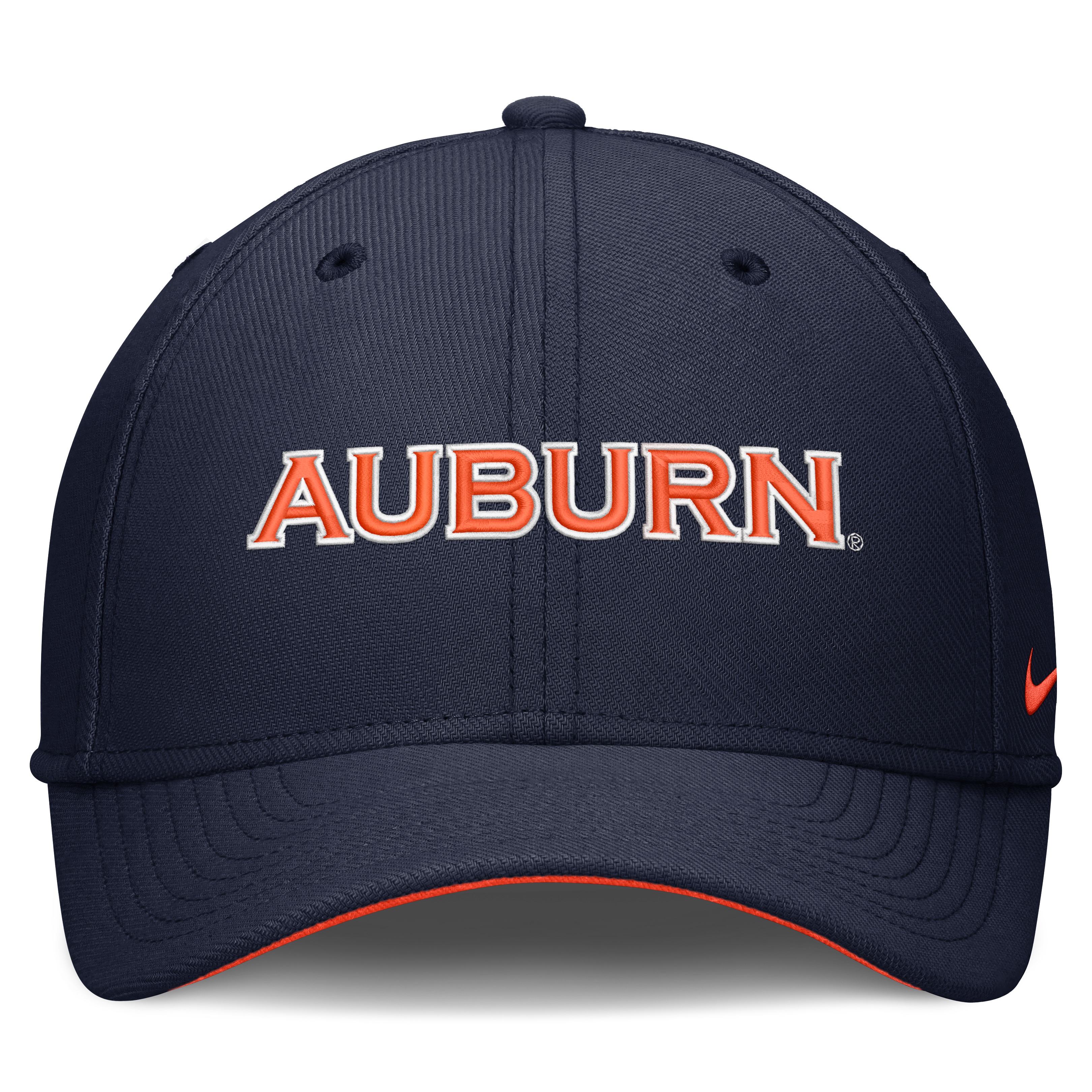 Casquette Nike bleu marine Auburn Tigers Primetime Team Rise Dri-FIT Flex pour homme