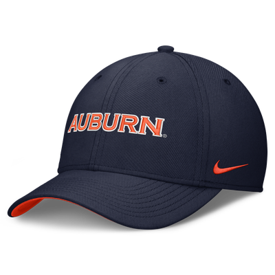  Auburn Tigers Nike Primetime Team Rise Dri-FIT Flex Hat - Navy
