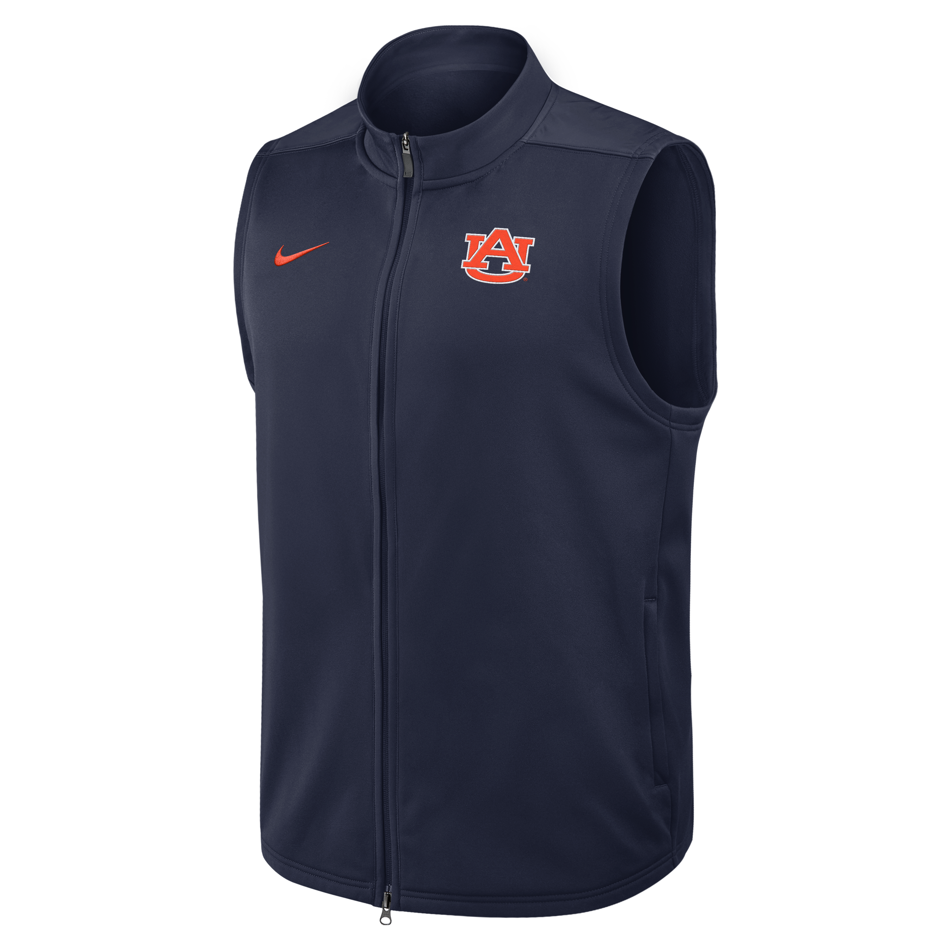 Men's Nike Navy Auburn Tigers Primetime Victory Therma-FIT Full-Zip Vest