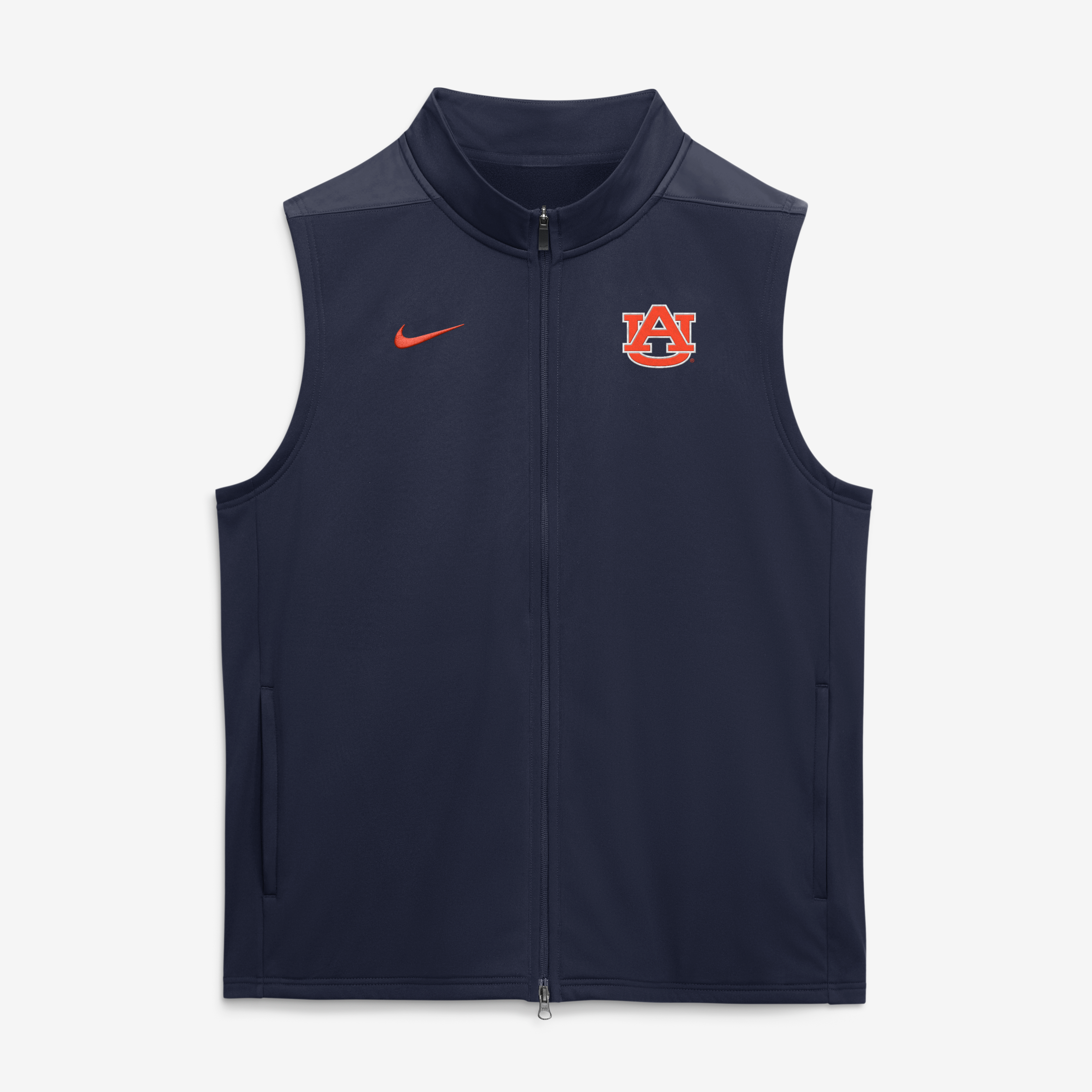 Men's Nike Navy Auburn Tigers Primetime Victory Therma-FIT Full-Zip Vest