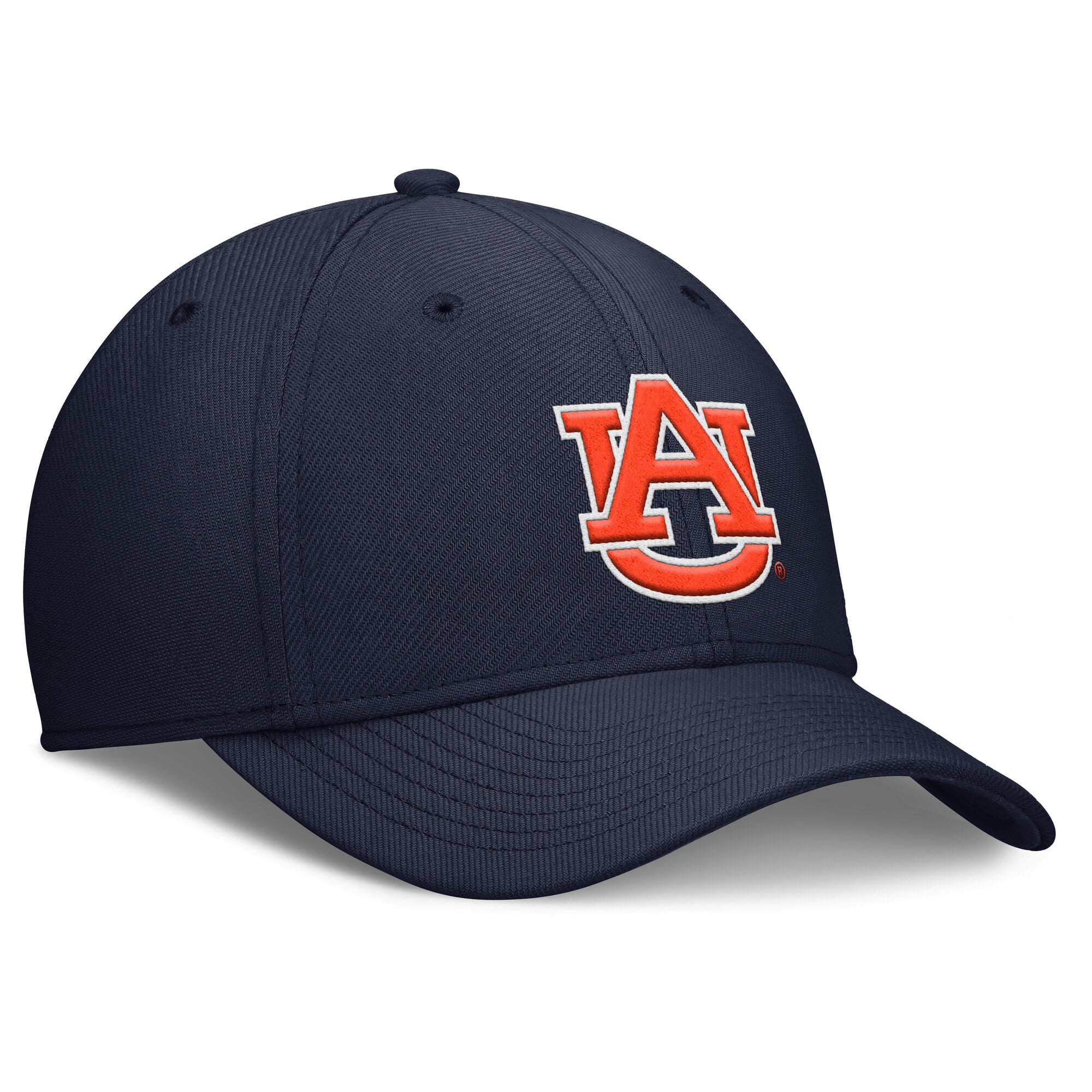 Men's Nike Navy Auburn Tigers Rise SwooshFlex Dri-FIT Hat