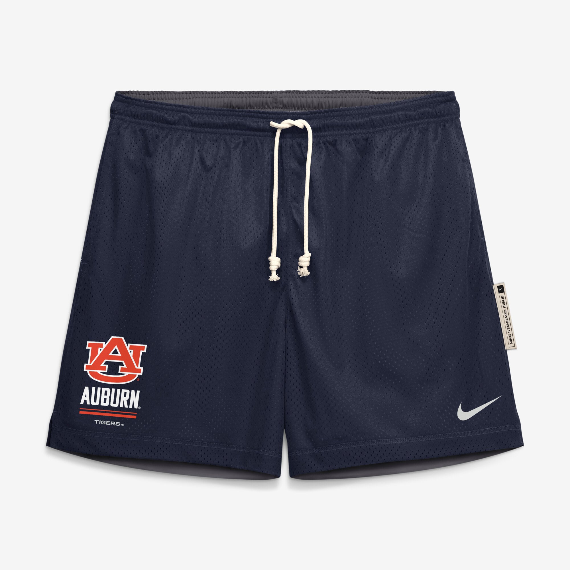 Men's Nike Navy/Anthracite Auburn Tigers 2026 Sideline Standard Issue Reversible Dri-FIT Shorts