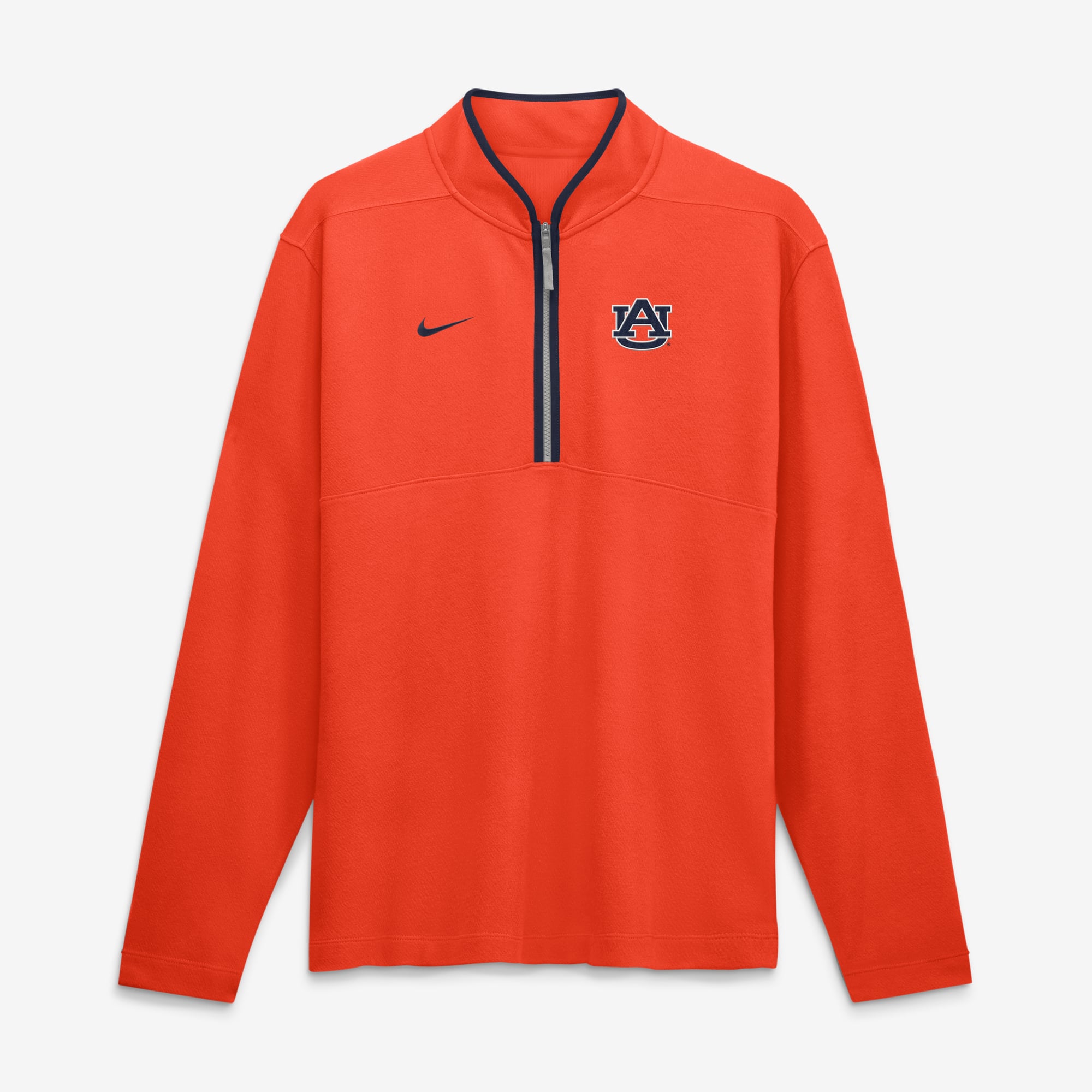 Men's Nike Orange Auburn Tigers Courtside Victory Dri-FIT Half-Zip Pullover