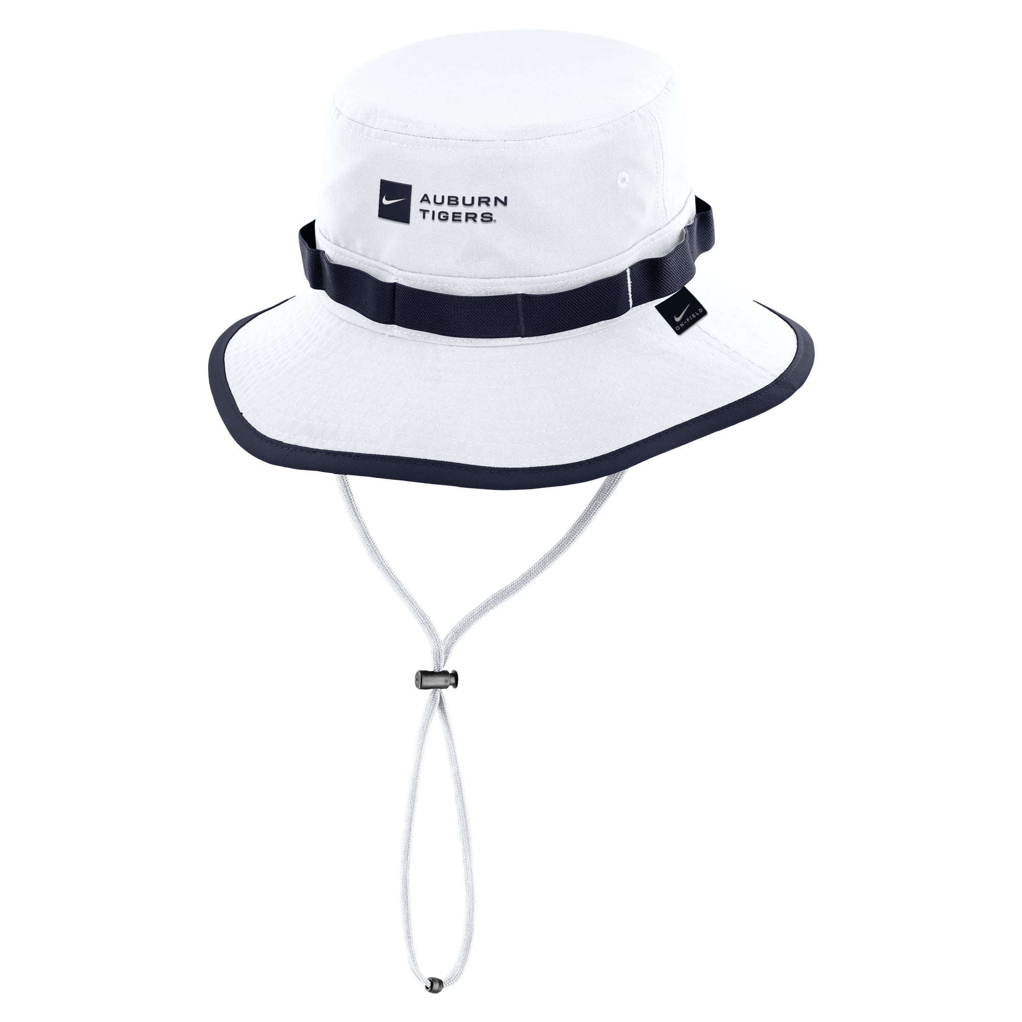 Men's Nike White Auburn Tigers 2026 Sideline Apex Boonie Bucket Hat