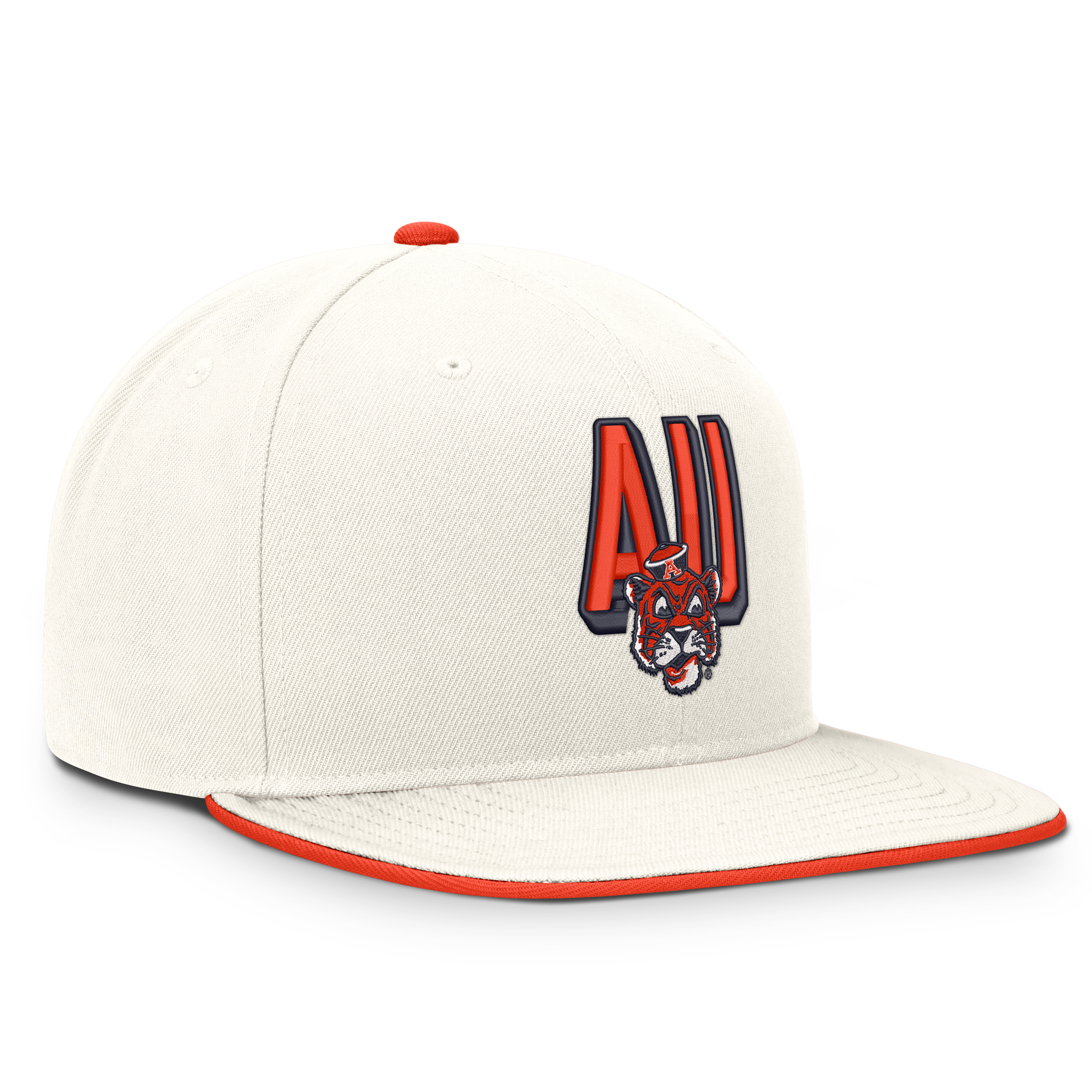 Casquette snapback Nike Pro blanche Auburn Tigers Legacy Letter & Mascot pour homme