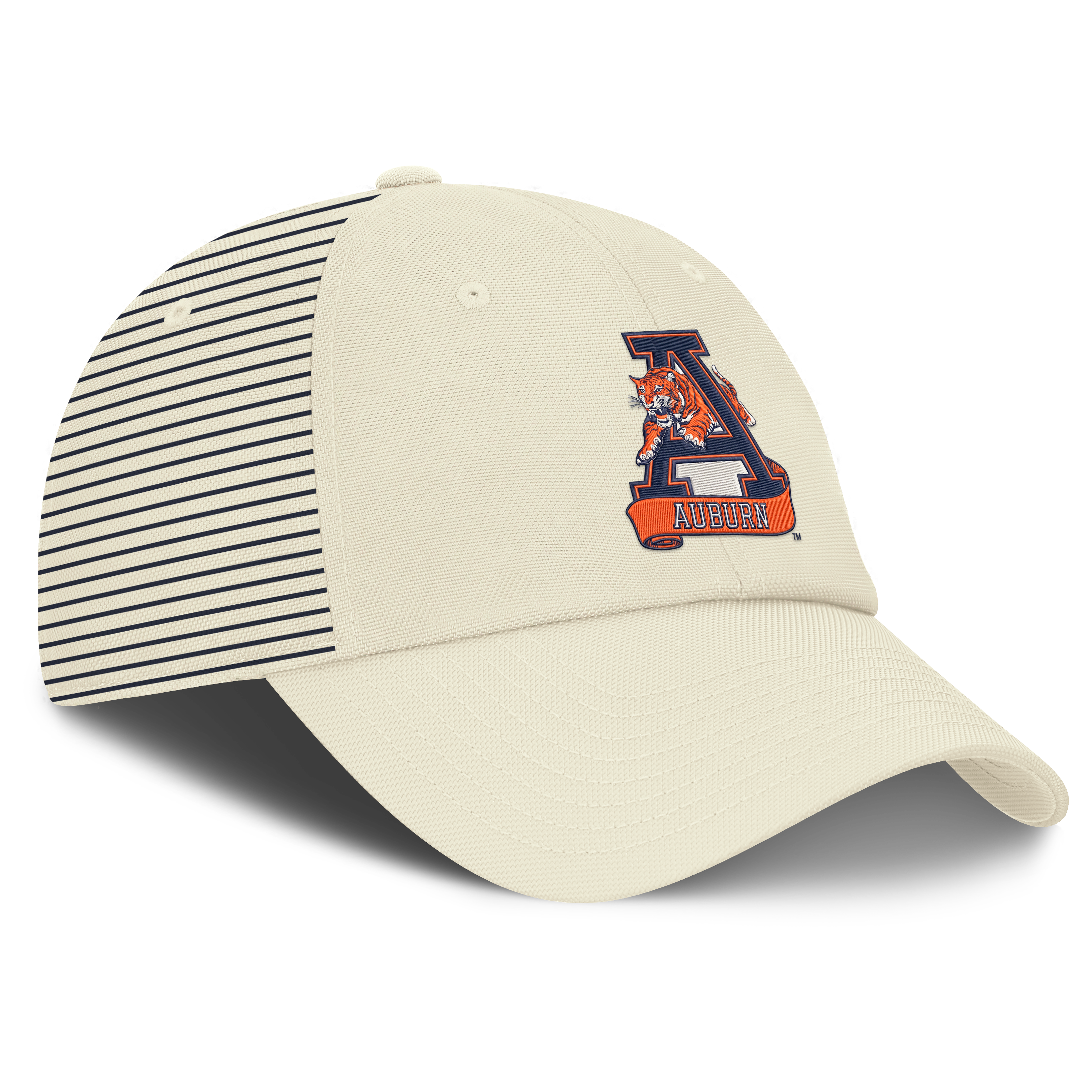Casquette ajustable Nike blanche Auburn Tigers Vault Logo Stripe Club Dri-FIT pour homme