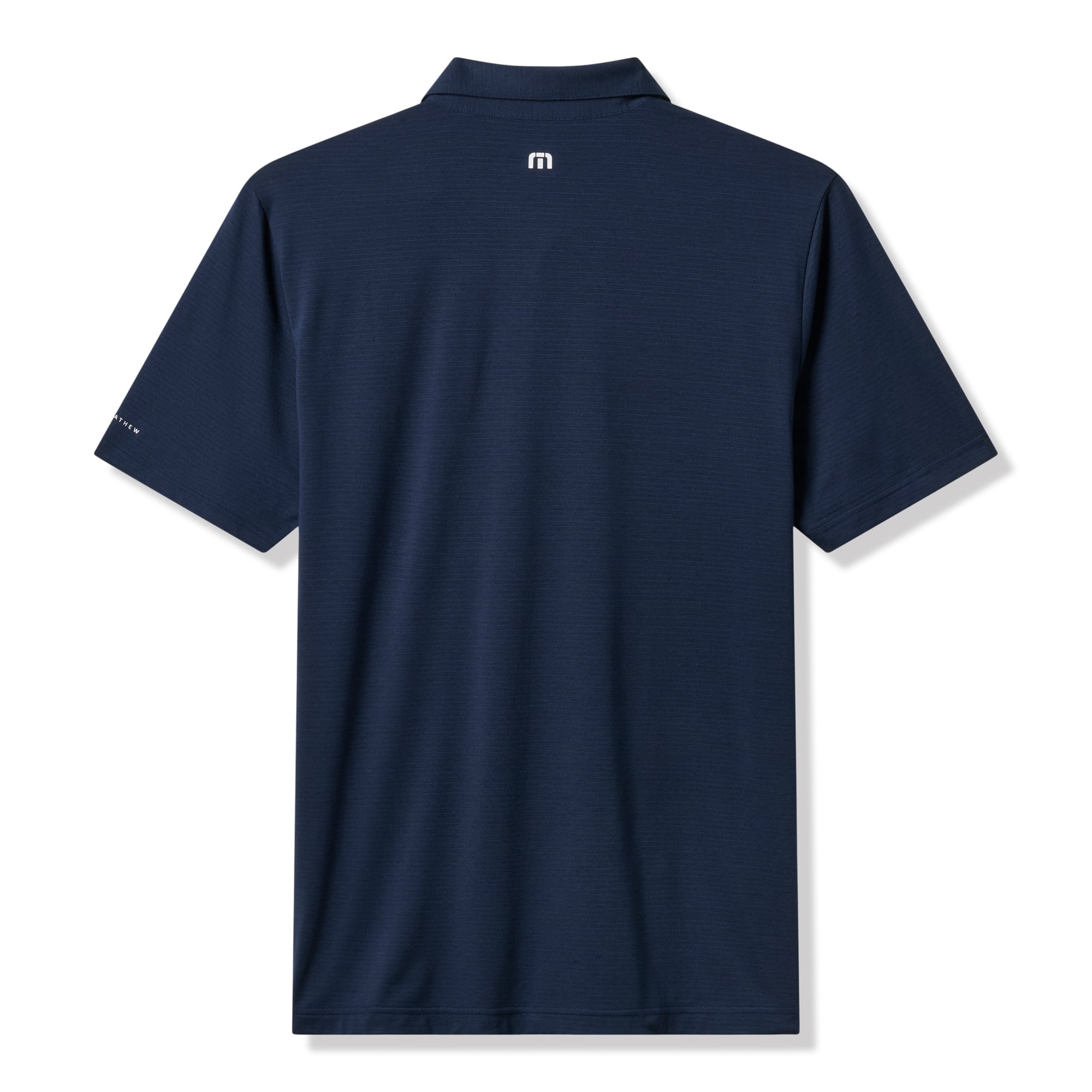 Polo homme TravisMathew Navy Auburn Tigers Halftime Show Heater en mélange de trois matières