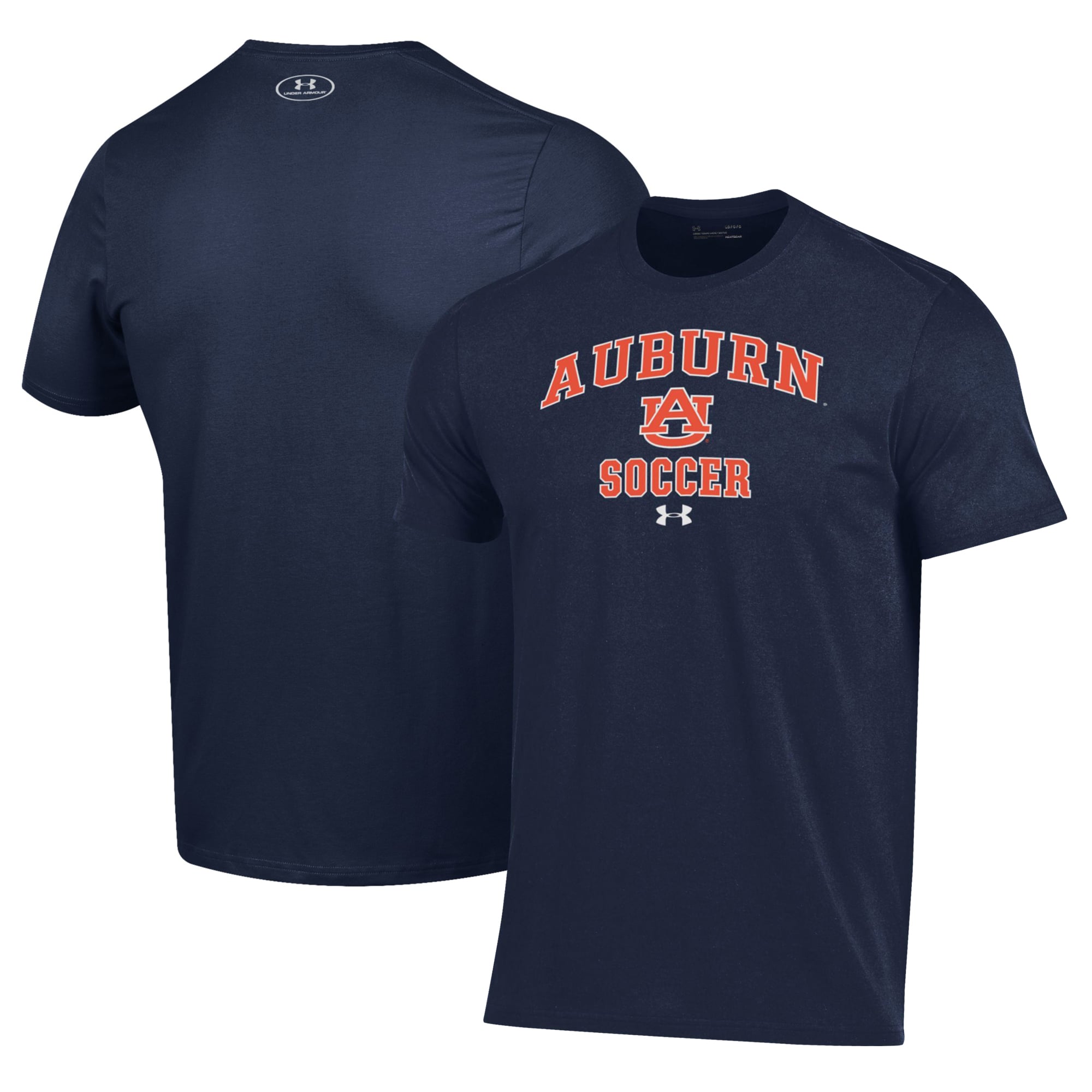 Men's Under Armour Navy Auburn Tigers Soccer Arch Over Performance